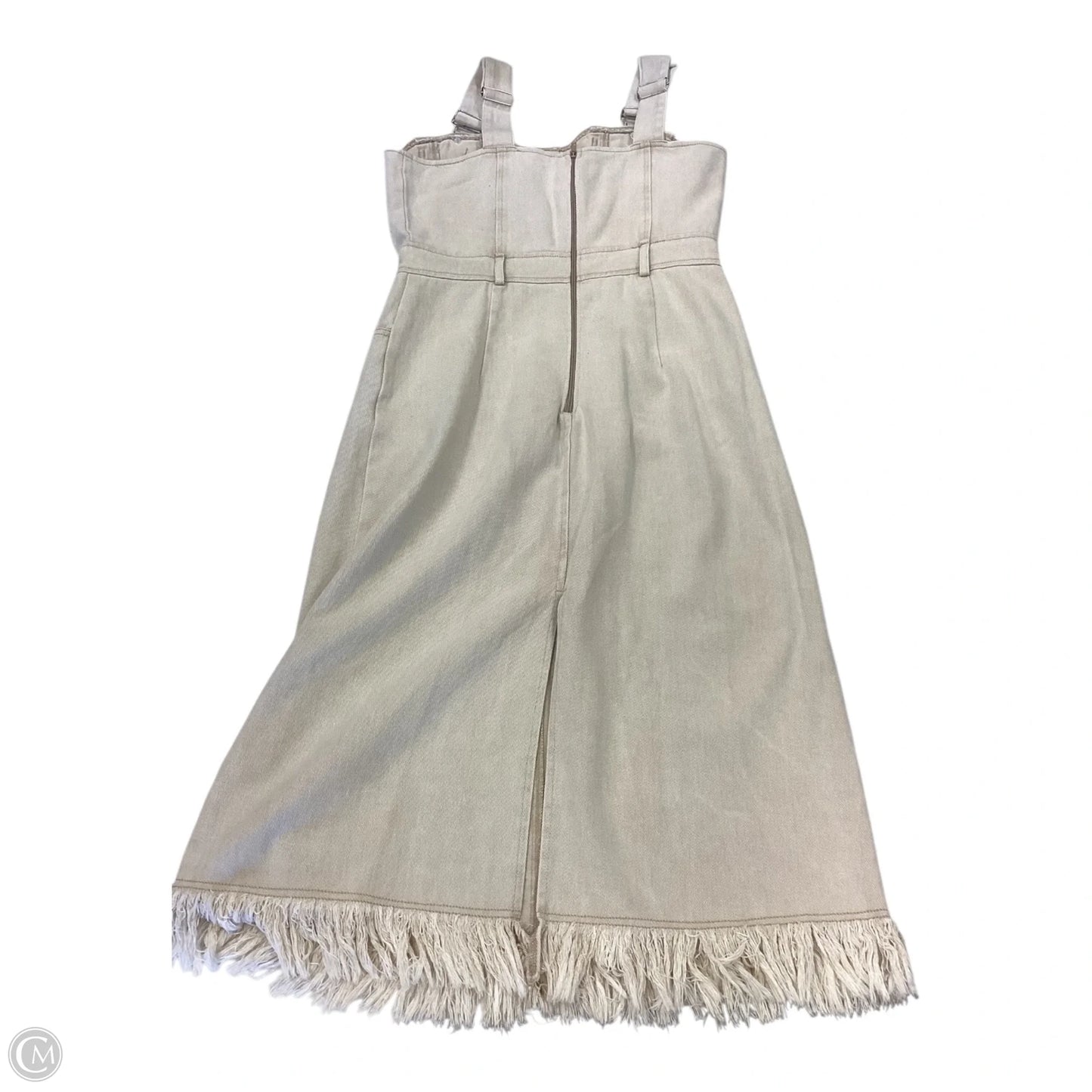 Dress Casual Midi By Cloud Ten In Ivory, Size: L
