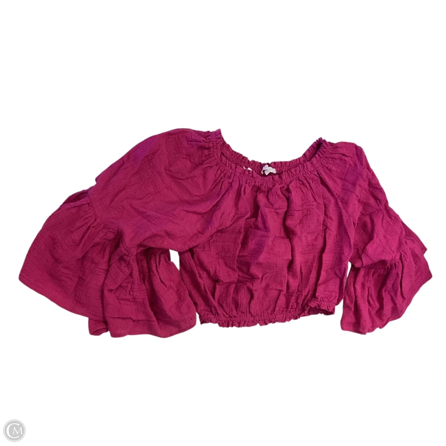 Top 3/4 Sleeve By Olivaceous In Pink, Size: Xl