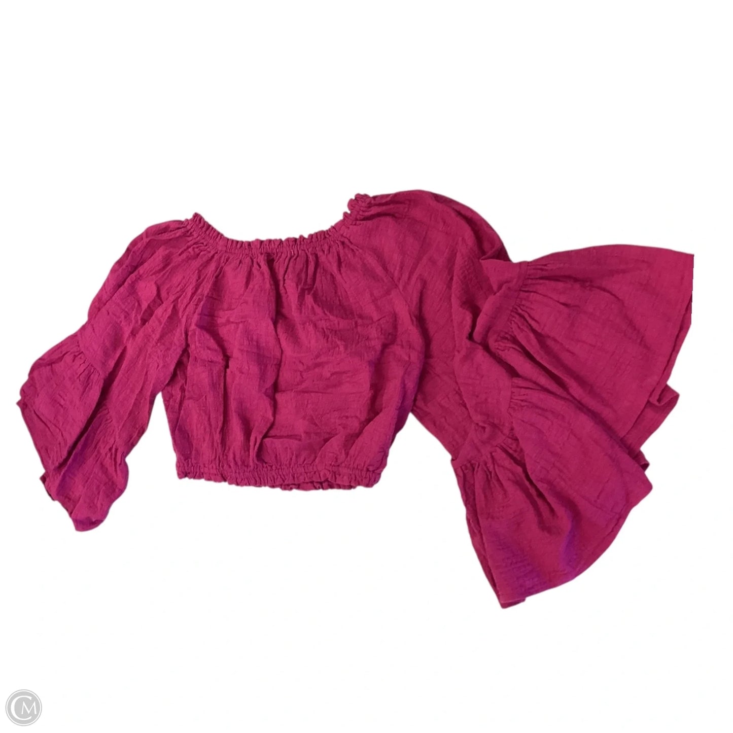 Top 3/4 Sleeve By Olivaceous In Pink, Size: Xl
