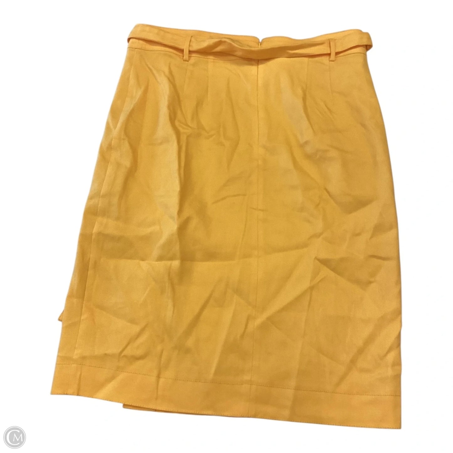 Skirt Midi By Ann Taylor In Yellow, Size: 14