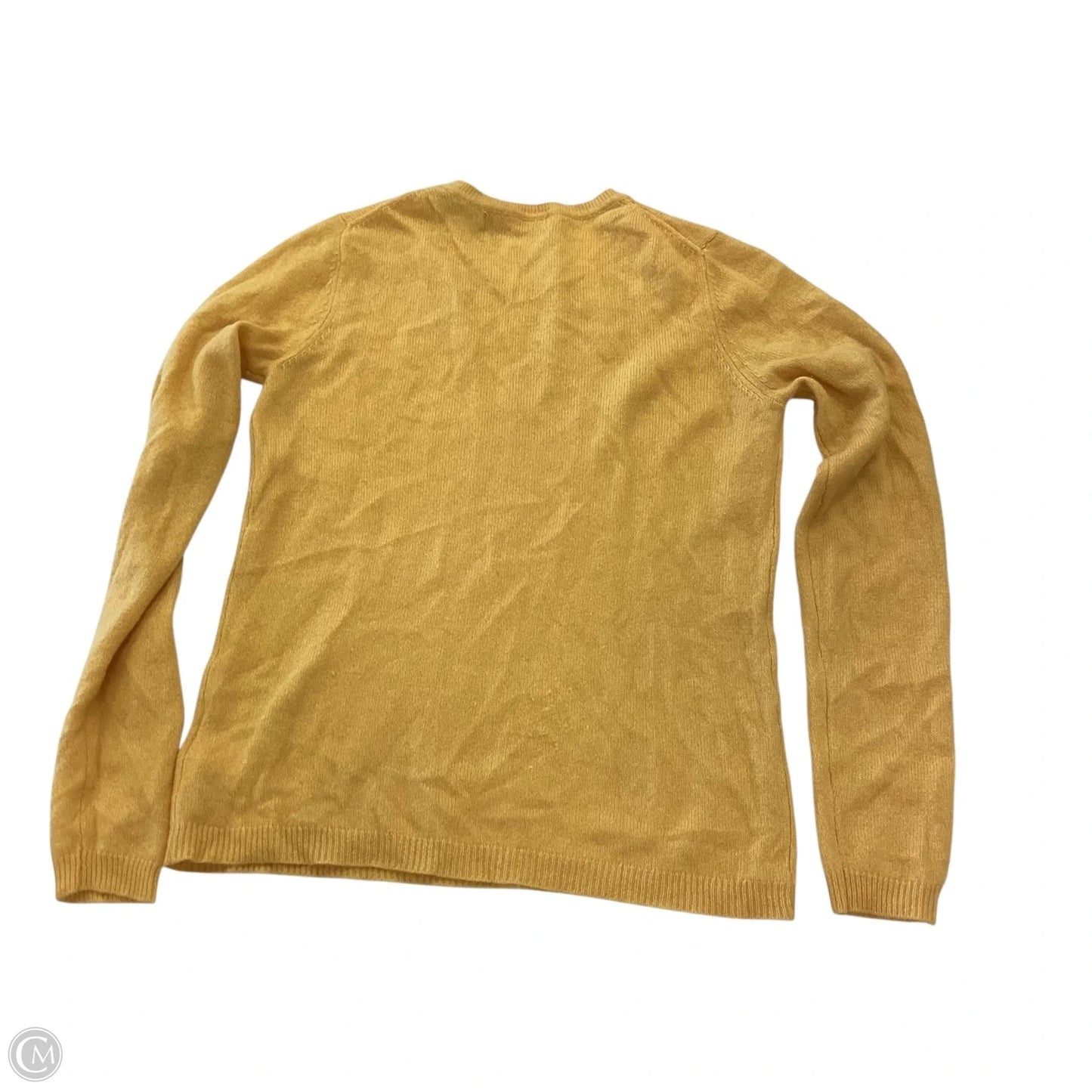 Sweater Cashmere By Ellen Tracy In Yellow, Size: M