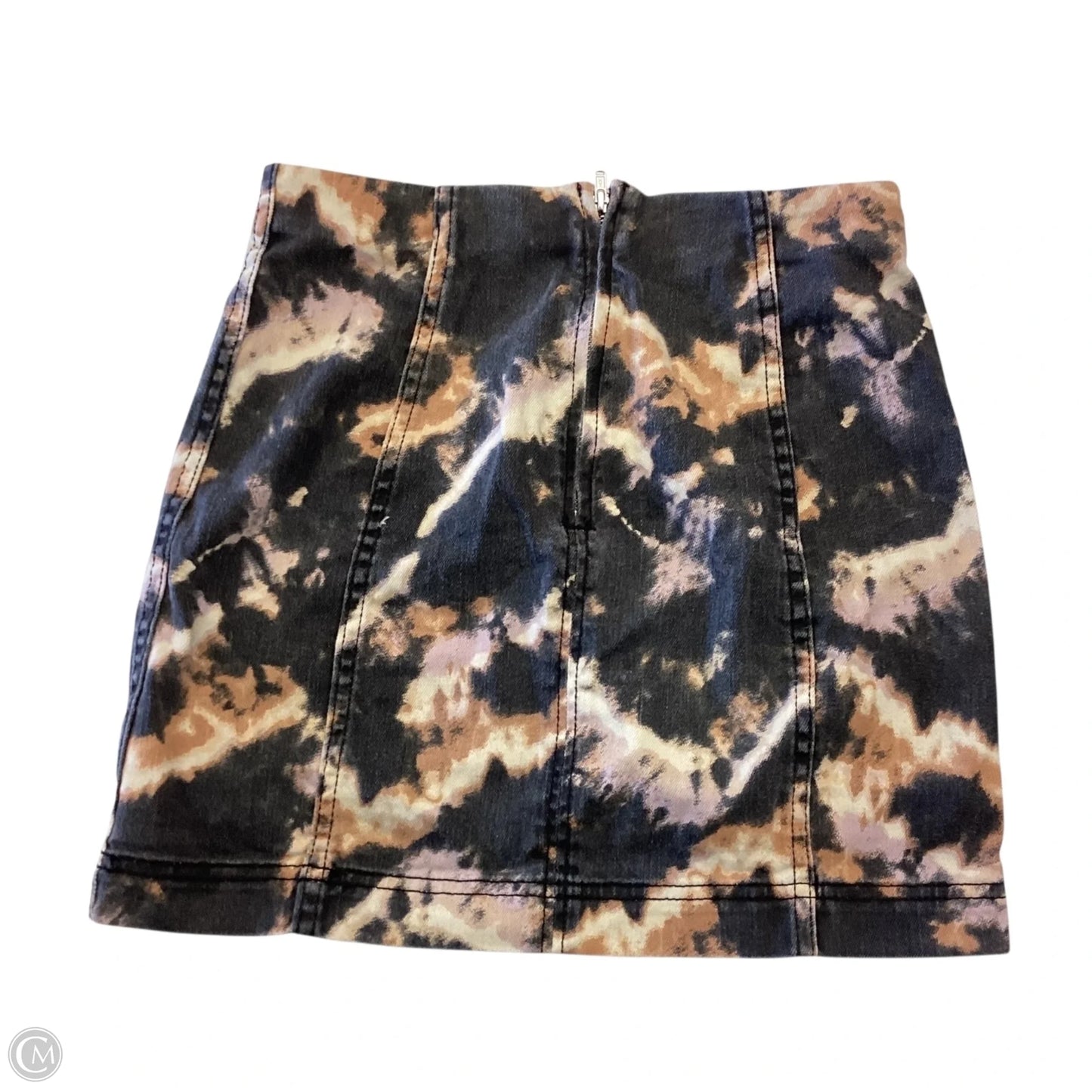 Skirt Mini & Short By Free People In Tie Dye Print, Size: 0