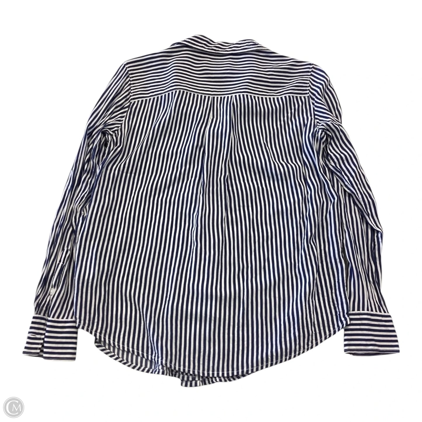 Top Long Sleeve By Liz Claiborne In Striped Pattern, Size: S