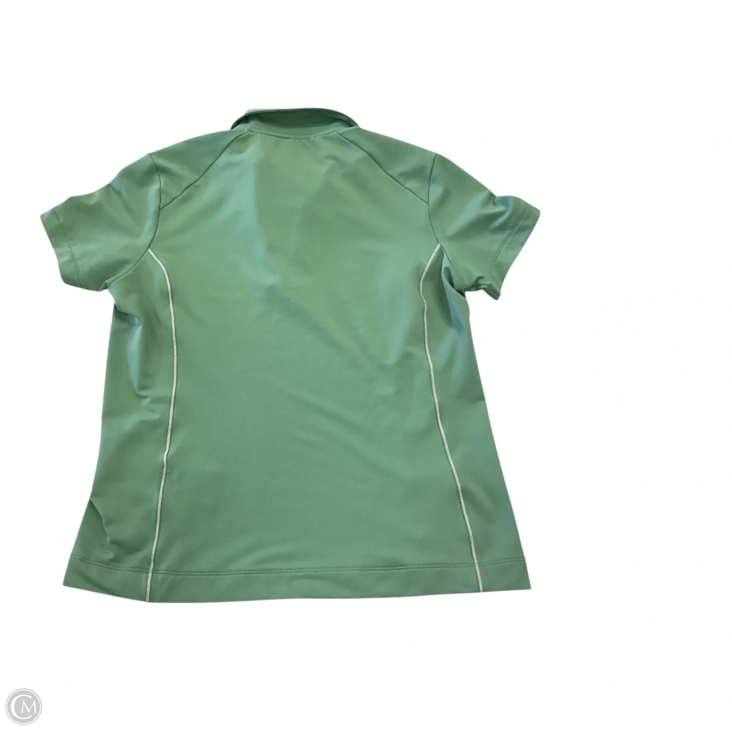 Athletic Top Short Sleeve By Nike Apparel In Green, Size: M