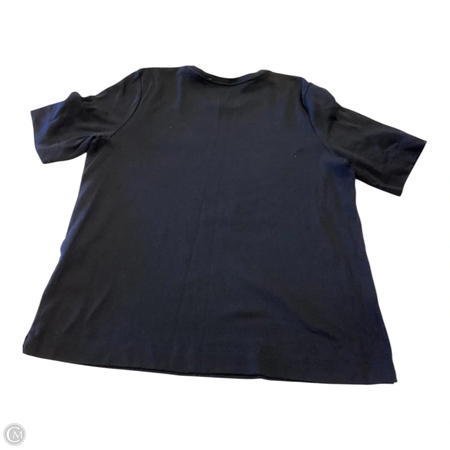 Top Short Sleeve Basic By Chicos In Black, Size: Xl