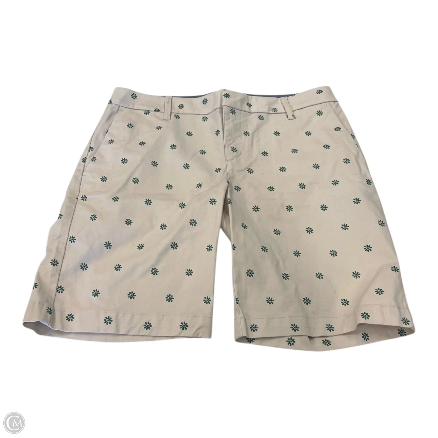Shorts By Tommy Hilfiger In Cream & Green, Size: 4