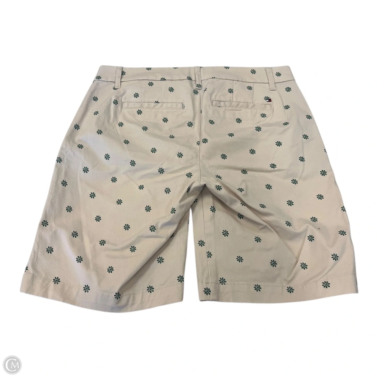 Shorts By Tommy Hilfiger In Cream & Green, Size: 4