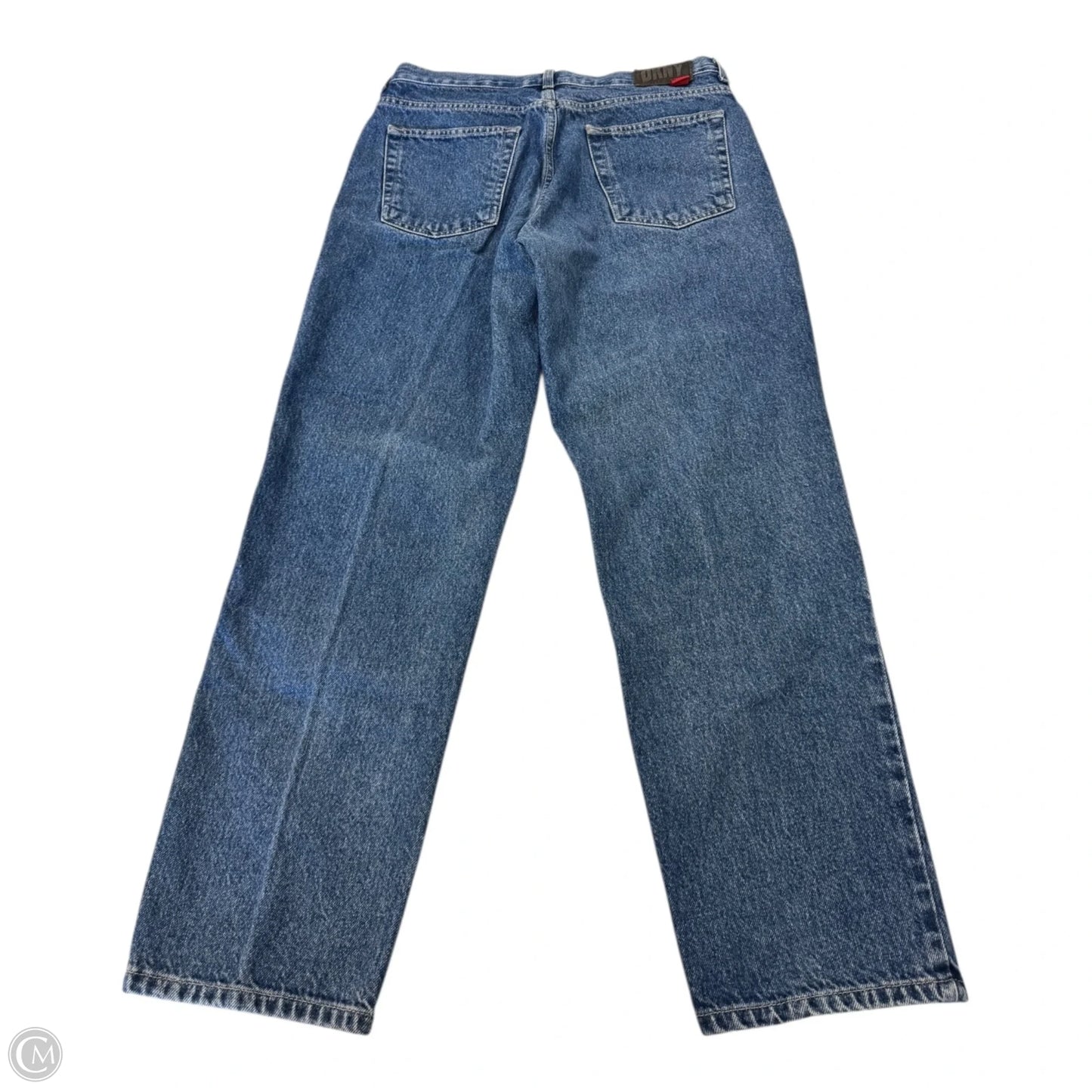 Jeans Straight By Dkny In Blue Denim, Size: 14