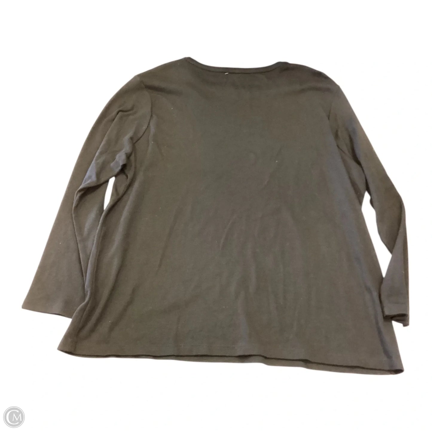 Top Long Sleeve Basic By Cc Hughes In Black, Size: 2x