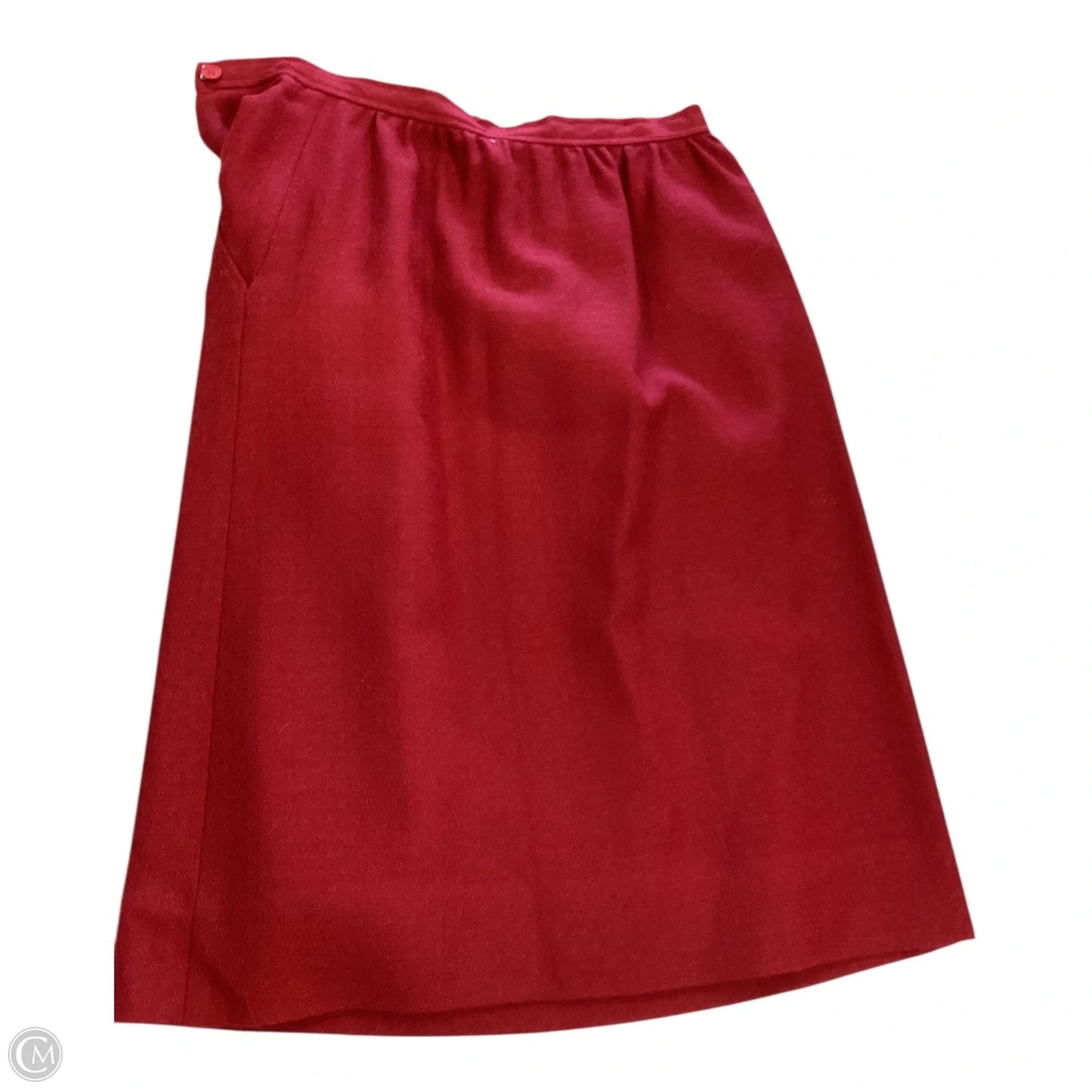 Skirt Midi By Evan-picone In Red, Size: 10