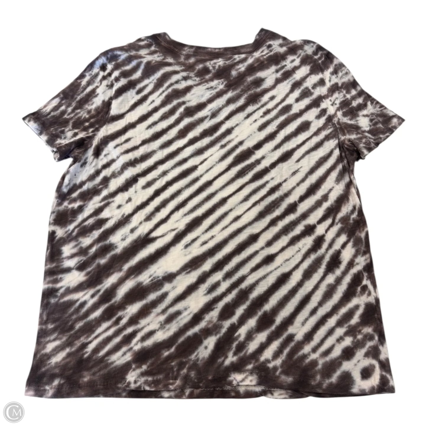 Top Short Sleeve By Loft In Tie Dye Print, Size: M