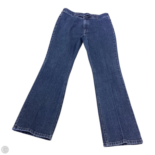 Jeans Flared By Liz Claiborne In Blue Denim, Size: 10p