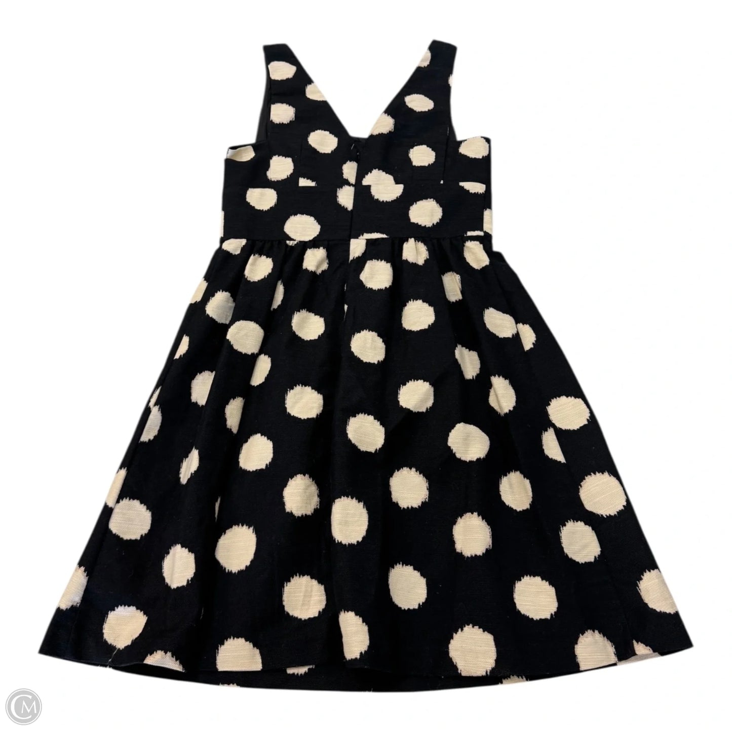 Dress Casual Midi By Loft In Polkadot Pattern, Size: 0