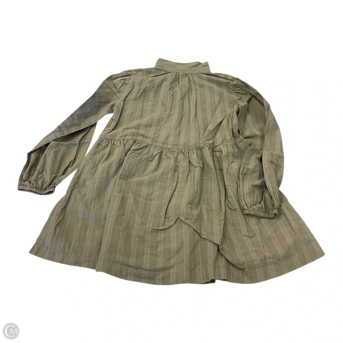 Top Long Sleeve By Shore In Green, Size: S