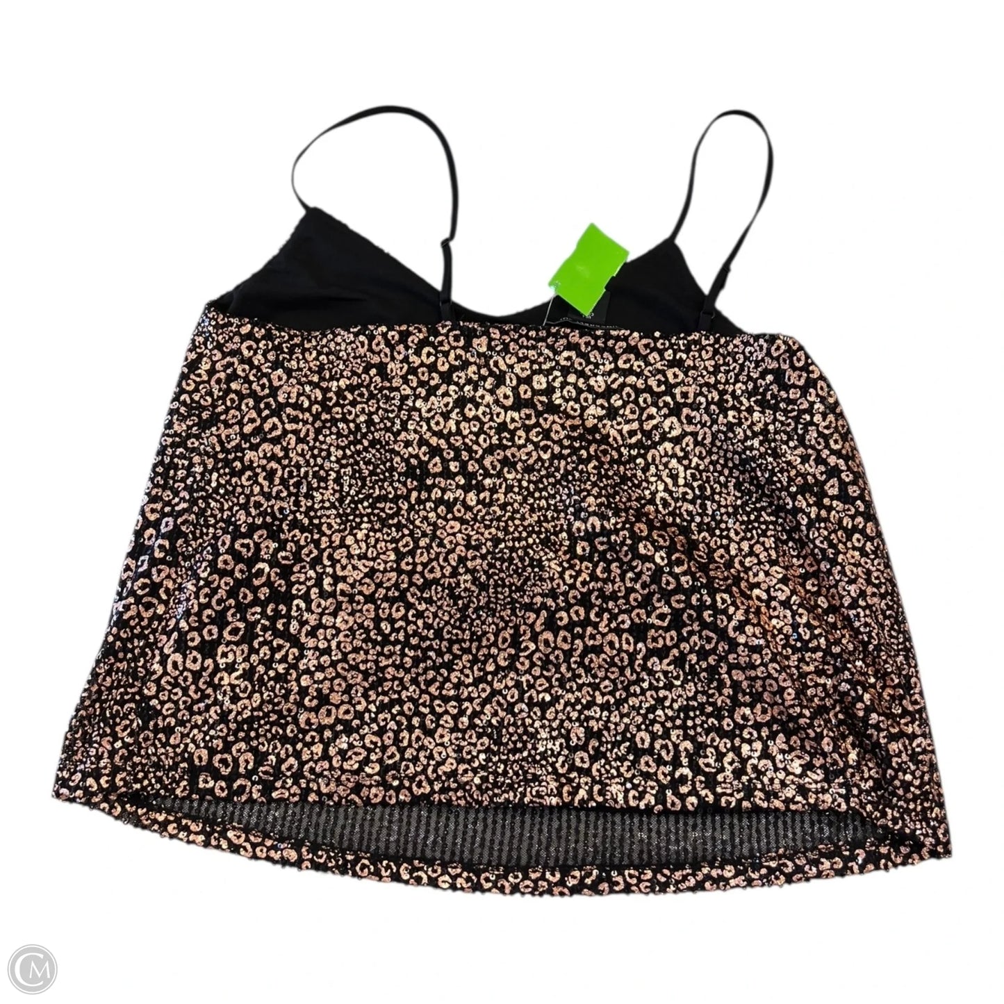 Top Sleeveless By Sincerely Jules In Black & Pink, Size: L