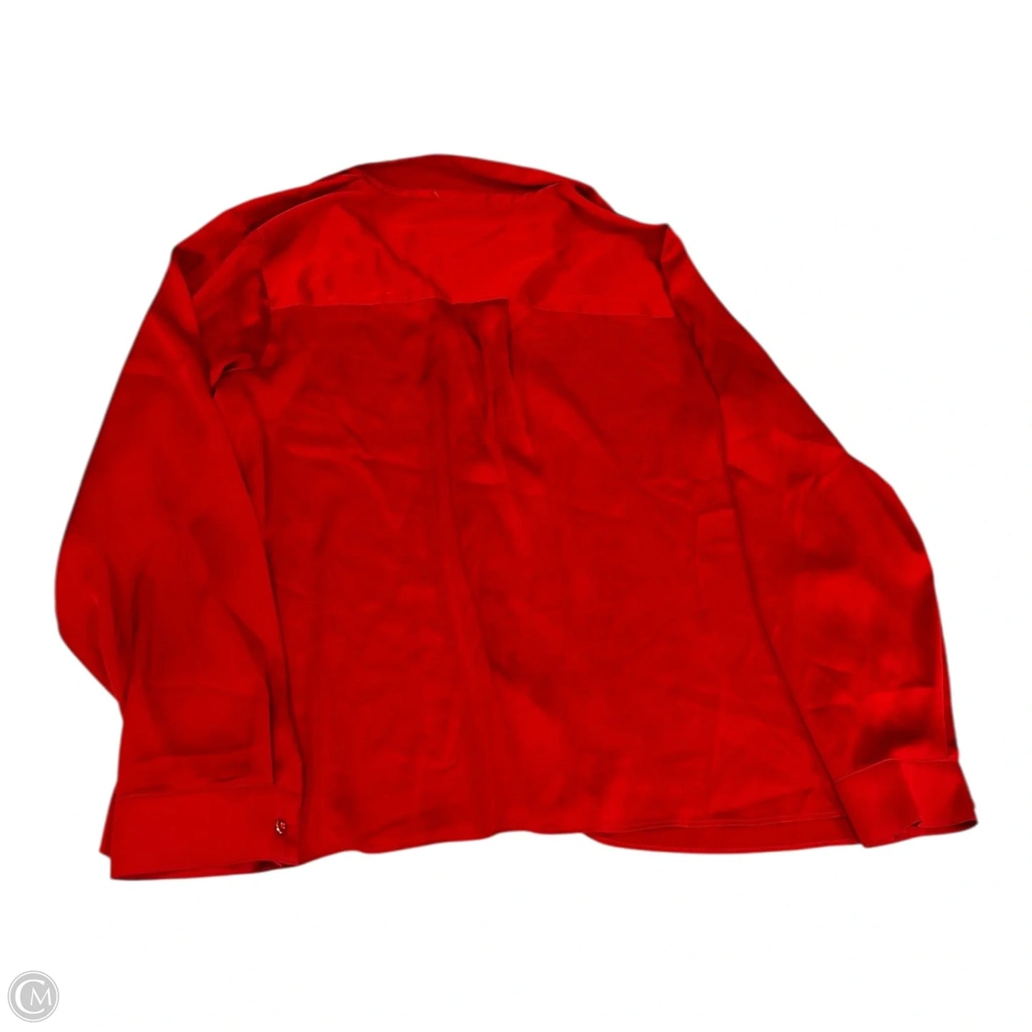 Top Long Sleeve By Bold Elements In Red, Size: Xl