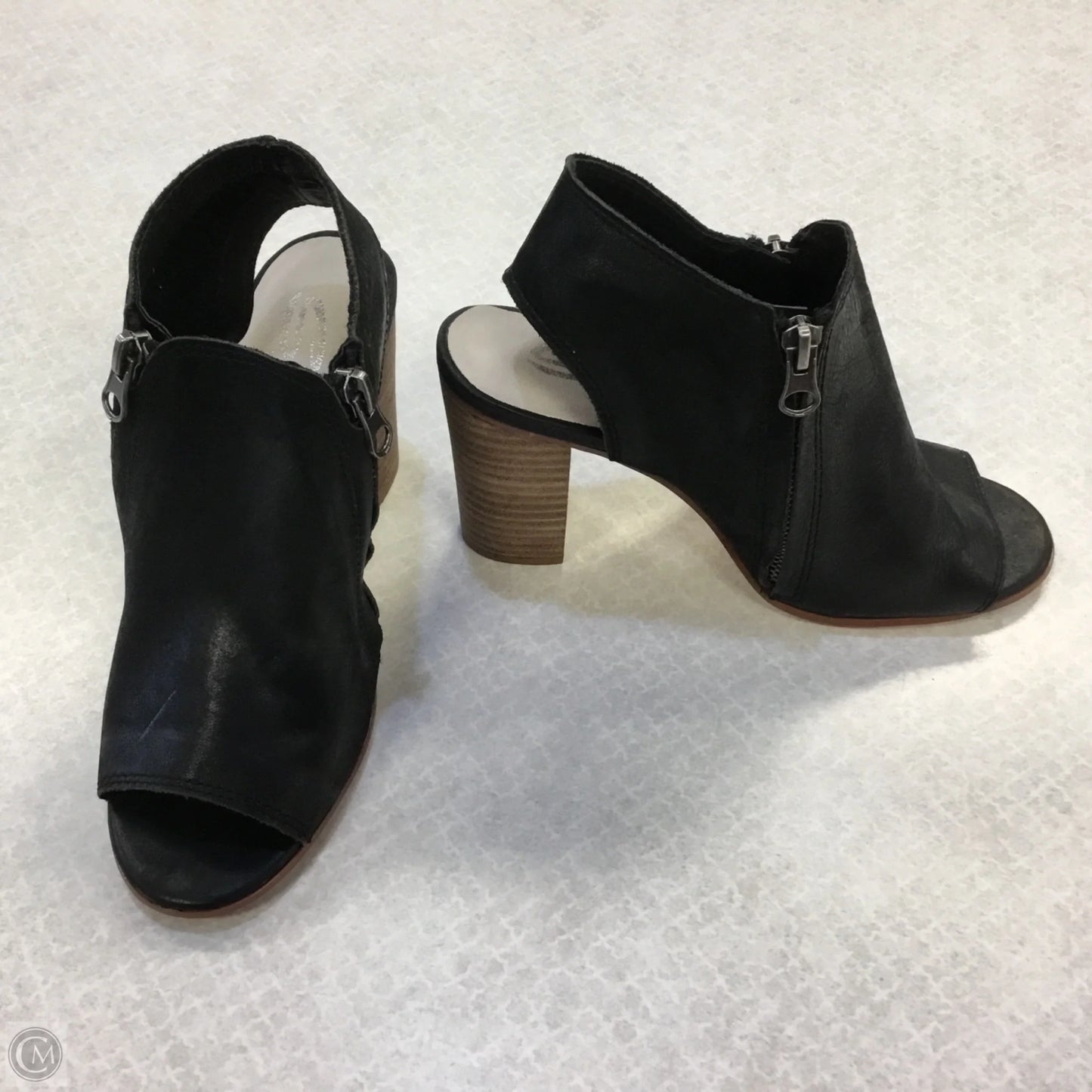 Shoes Heels Block By Clothes Mentor In Black & Brown, Size: 6