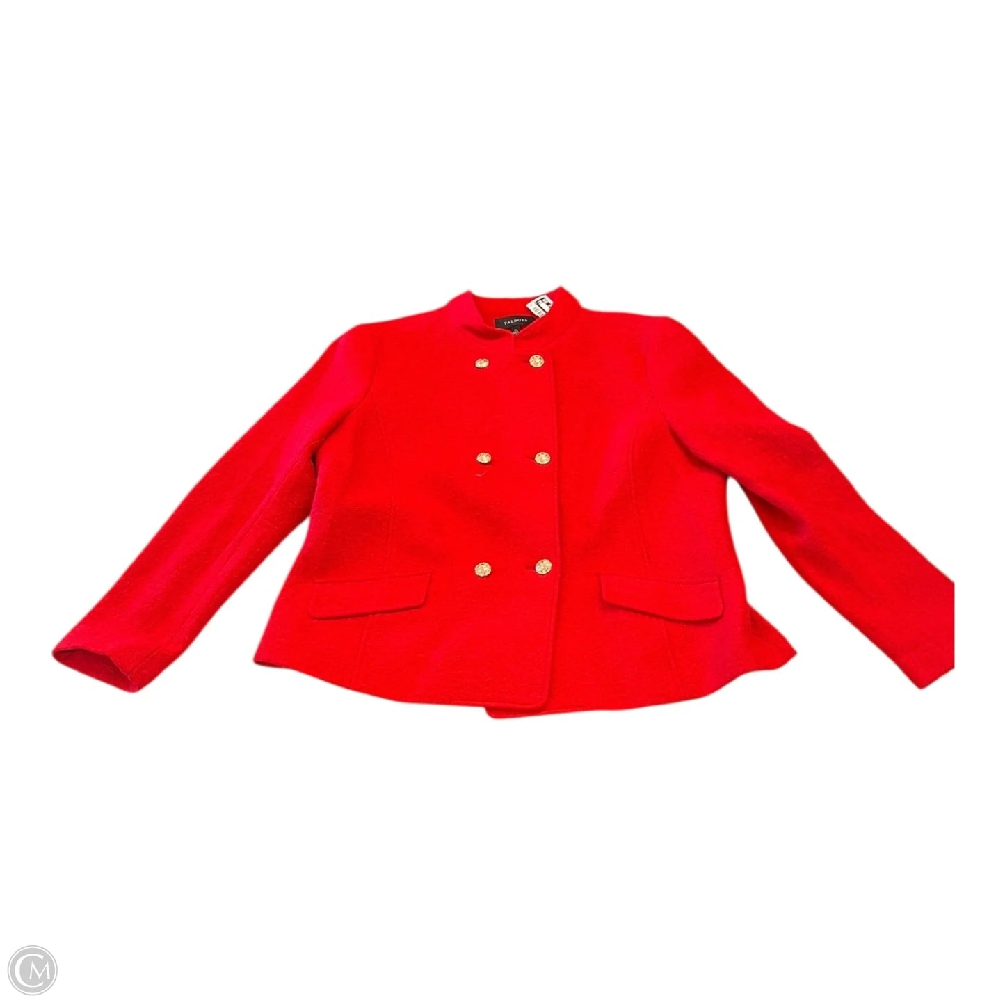 Jacket Other By Talbots In Gold & Red, Size: 16