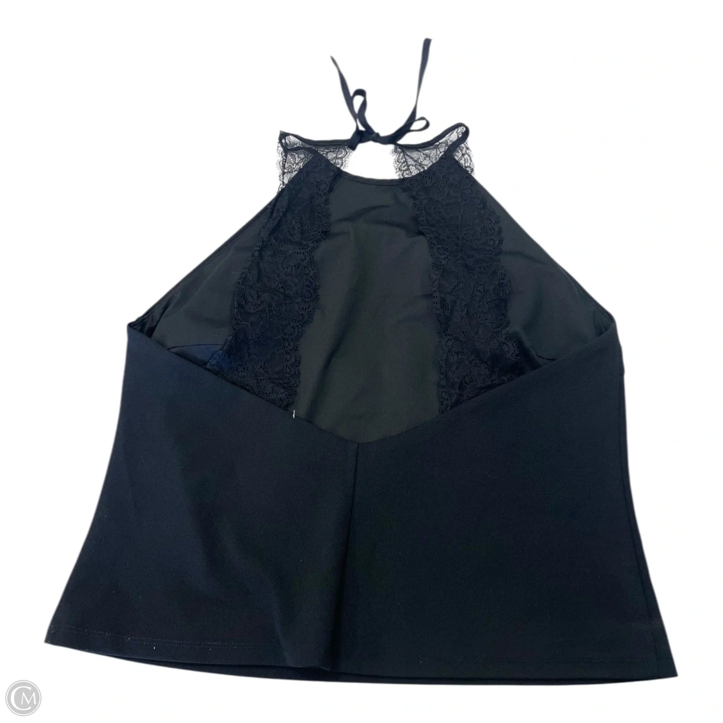 Top Sleeveless By H&m In Black, Size: L