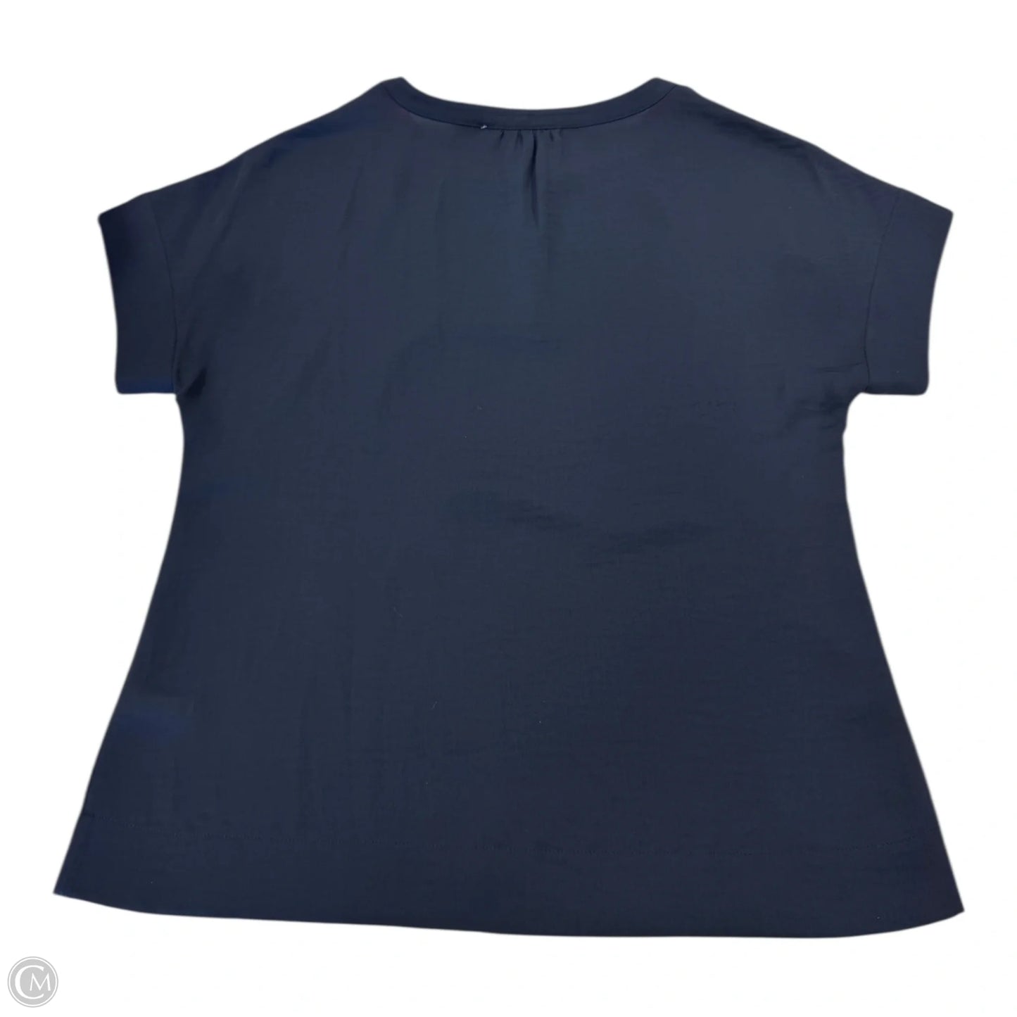 Top Short Sleeve By Banana Republic In Blue, Size: S