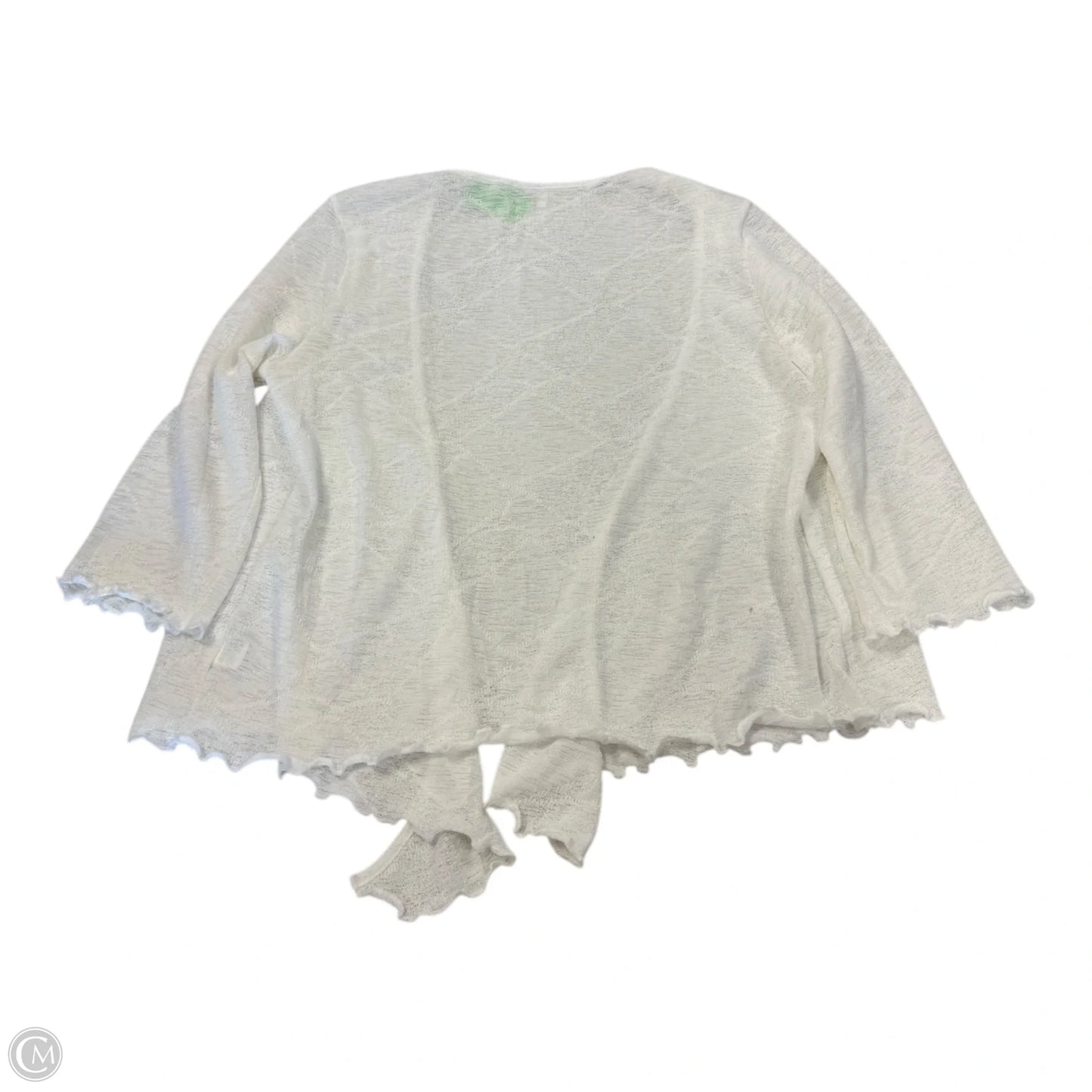 Cardigan By Clothes Mentor In White, Size: S