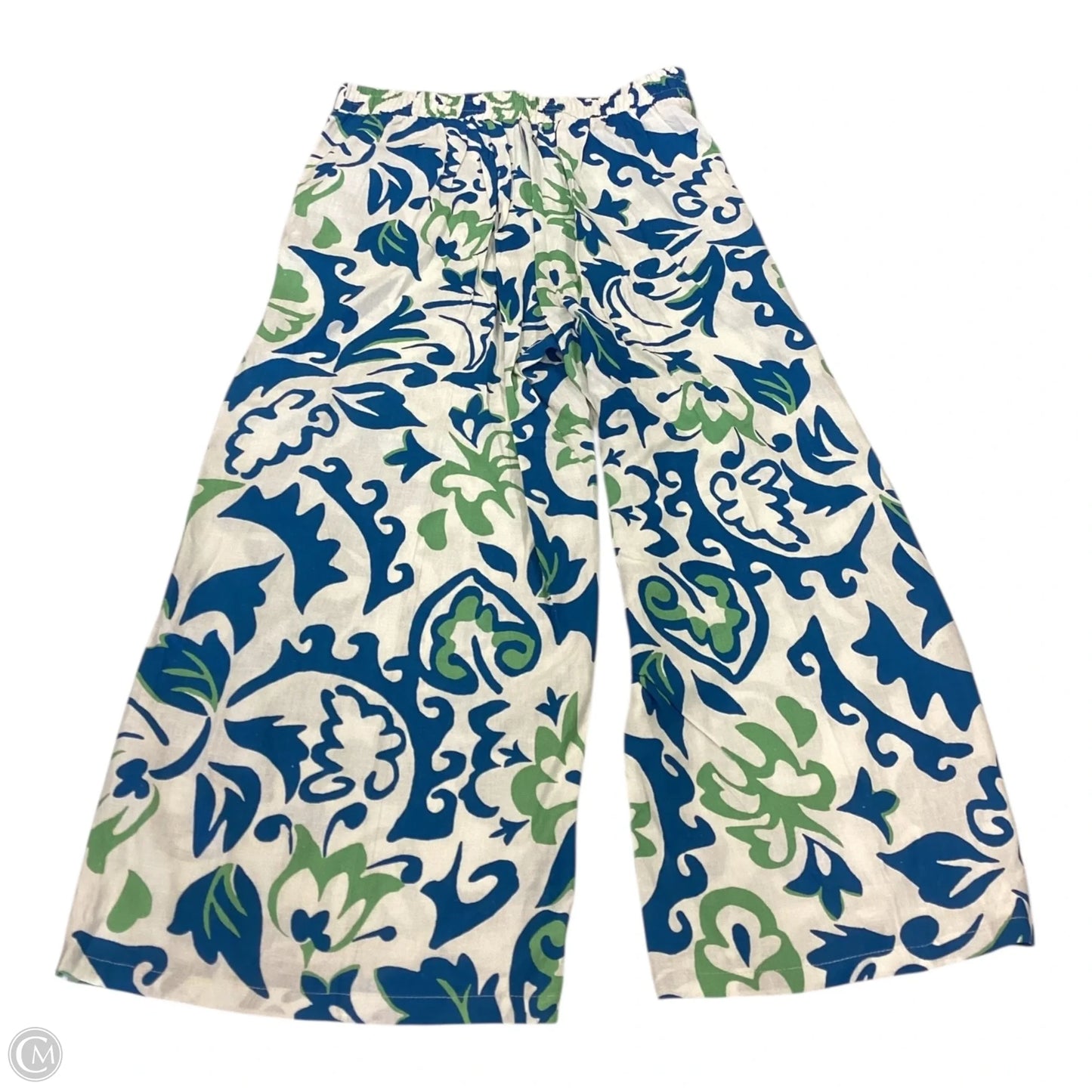 Pants Linen By Christian Siriano In Multi-colored, Size: Xl