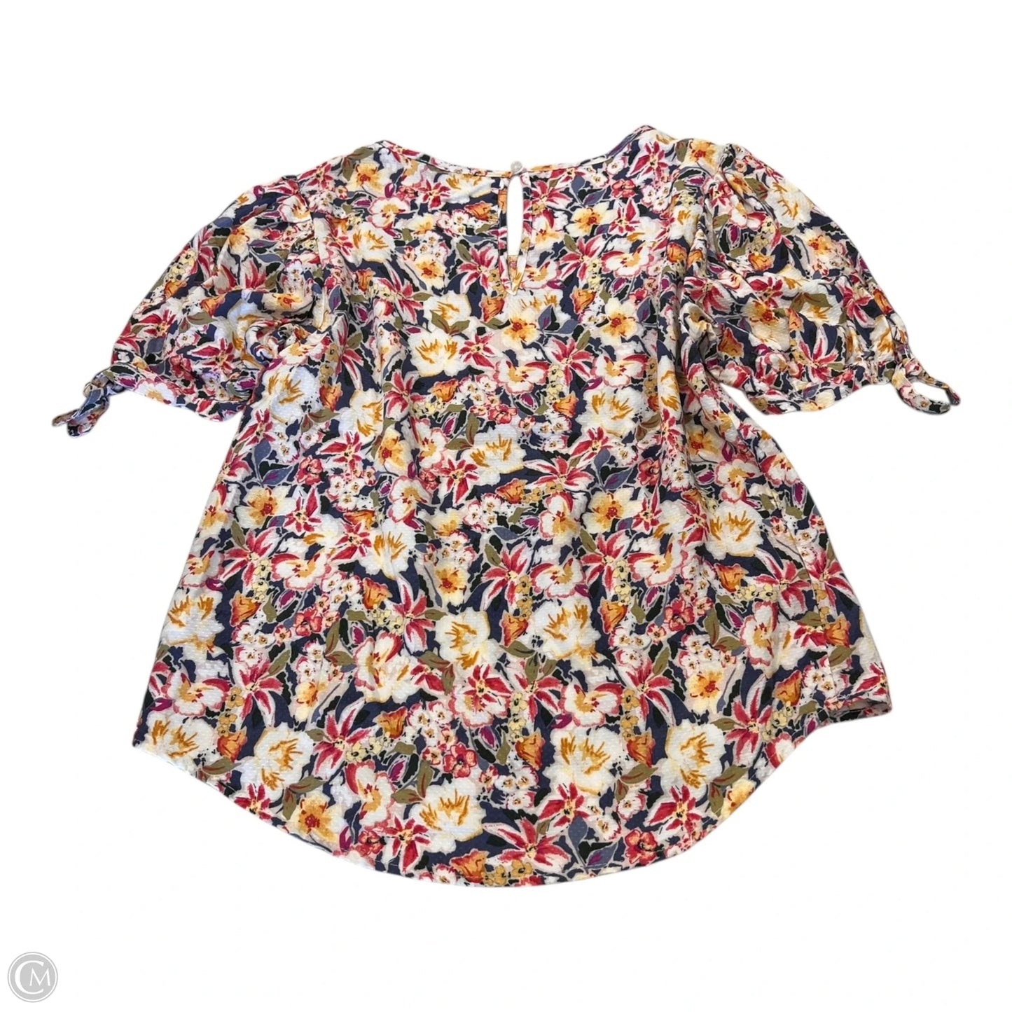 Top Short Sleeve By Rachel Zoe In Floral Print, Size: M