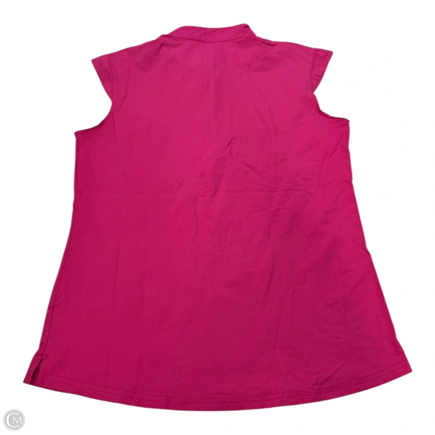 Athletic Top Long Sleeve Collar By Clothes Mentor In Pink, Size: M