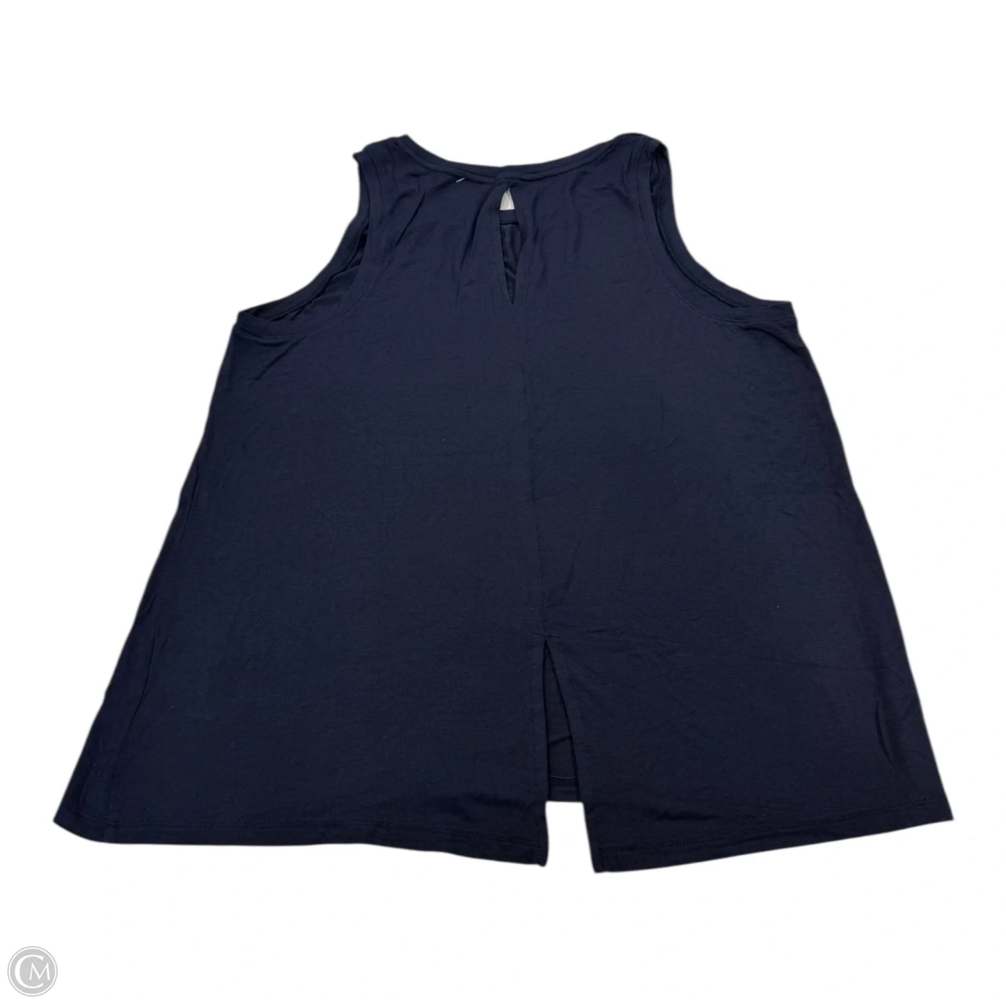 Top Sleeveless By Halogen In Navy, Size: L