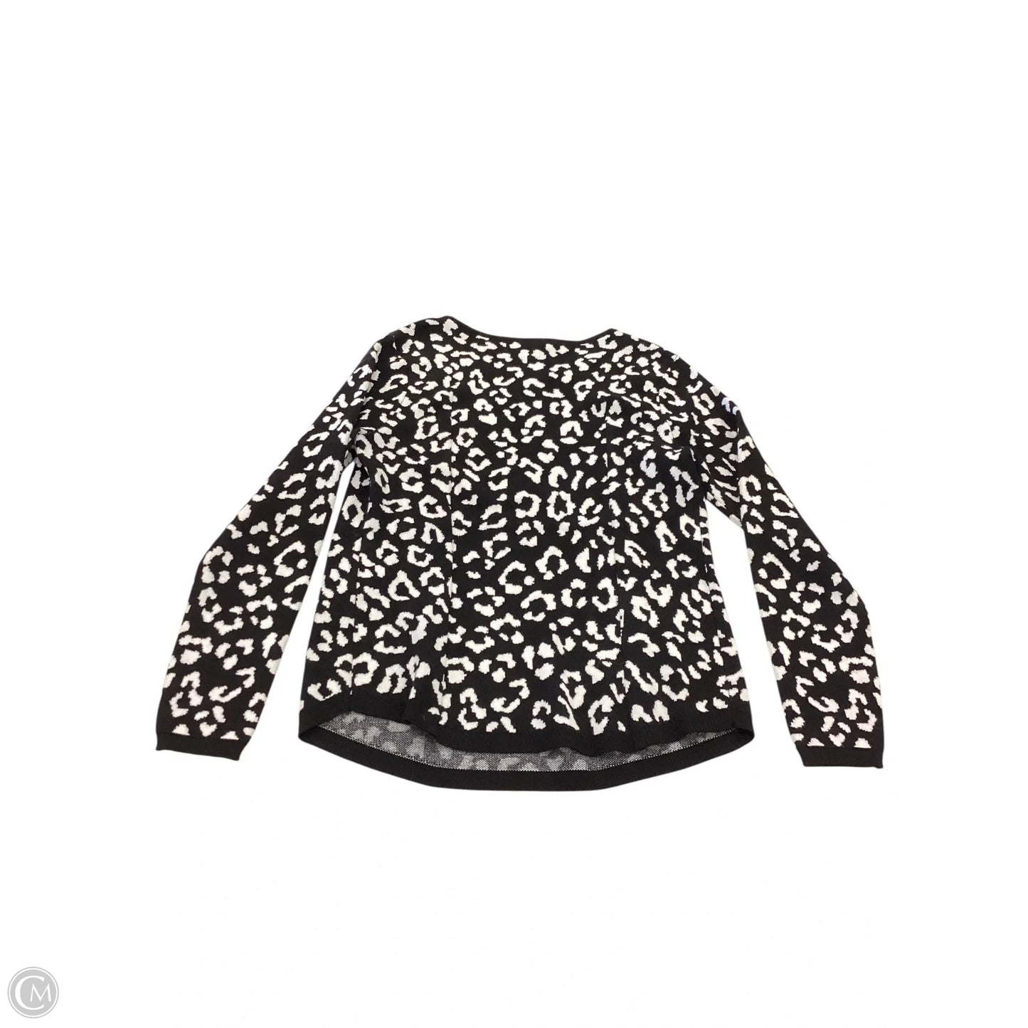 Sweater By Chicos In Animal Print, Size: M