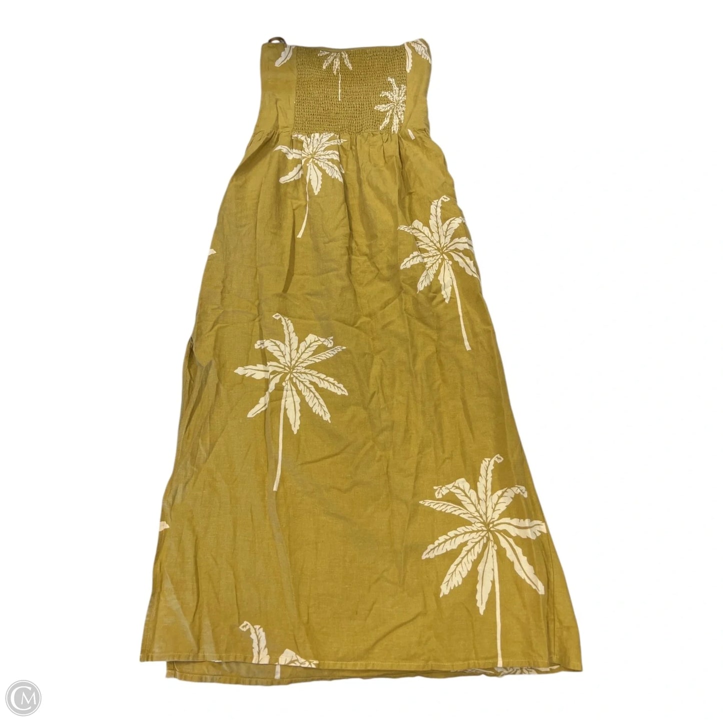 Dress Casual Maxi By Clothes Mentor In White & Yellow, Size: S