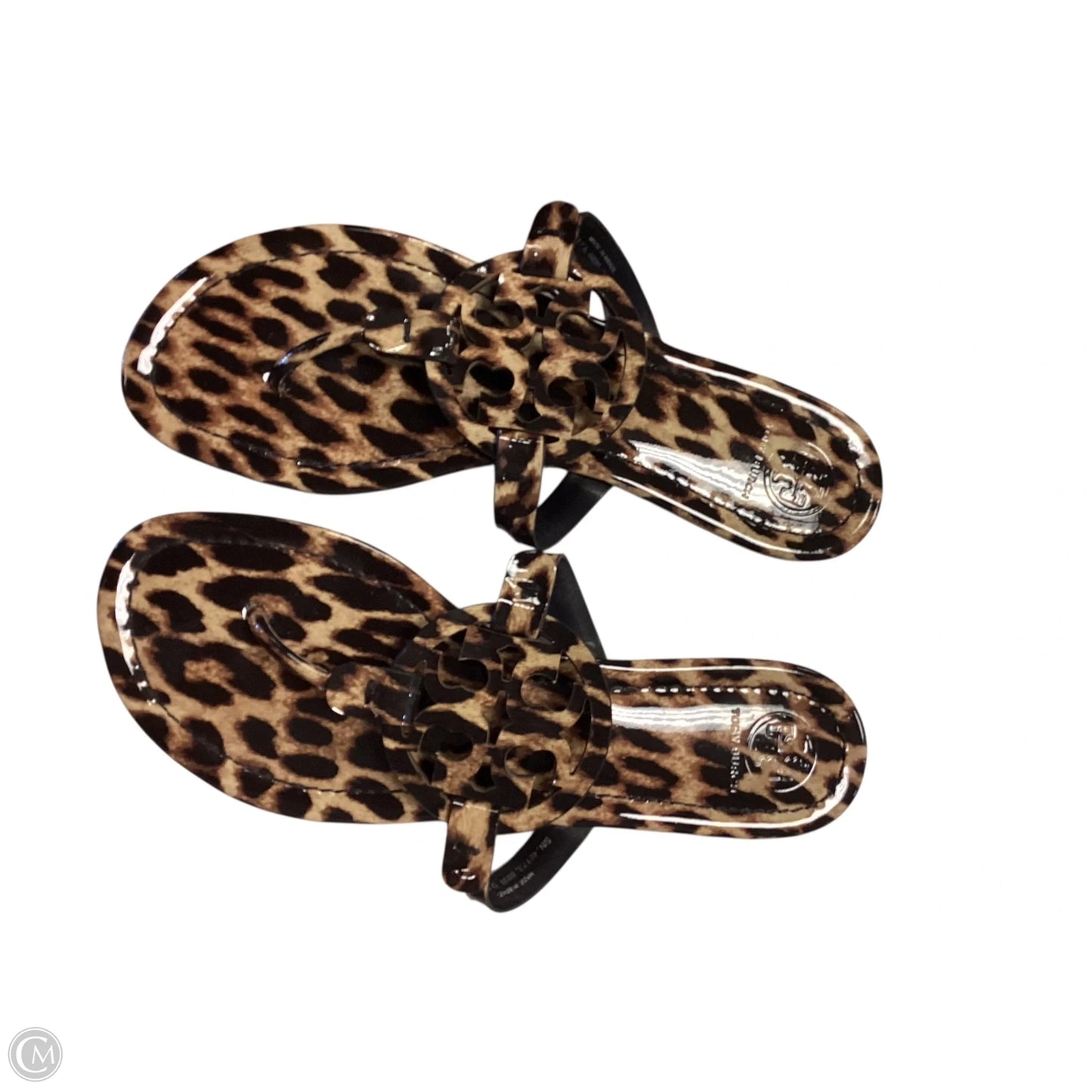 Sandals Designer By Tory Burch In Animal Print, Size: 9.5
