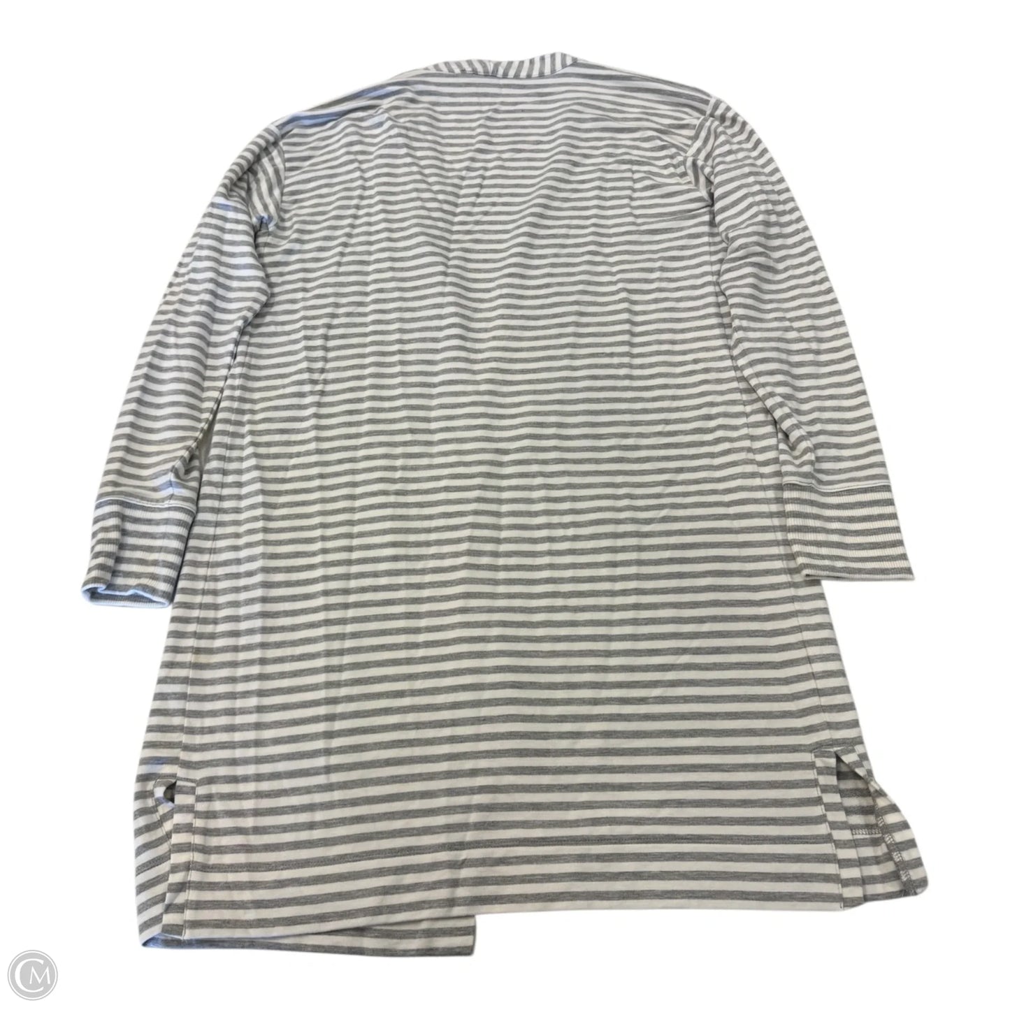 Cardigan By Loft In Striped Pattern, Size: M