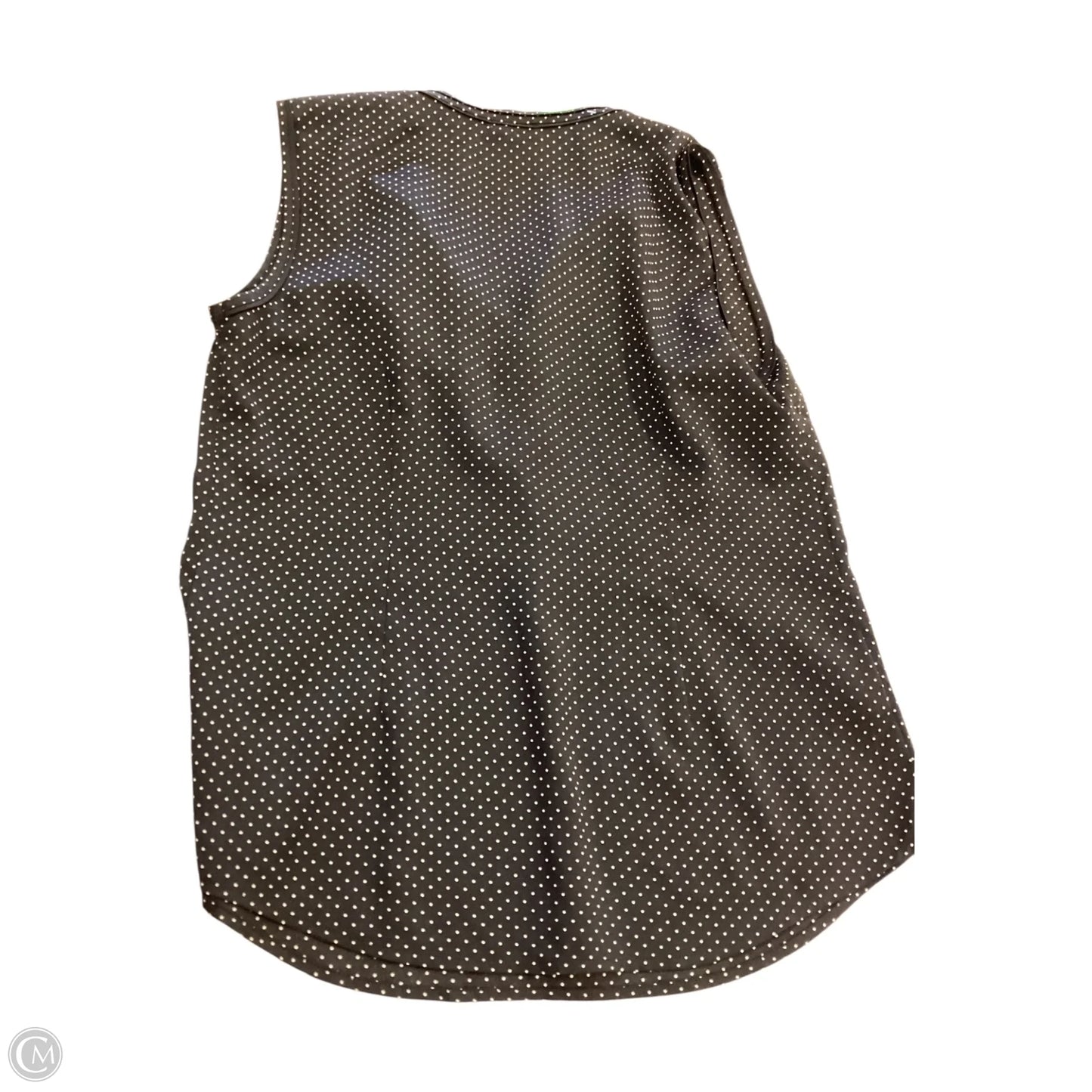 Top Sleeveless By Ann Taylor In Polkadot Pattern, Size: Xs