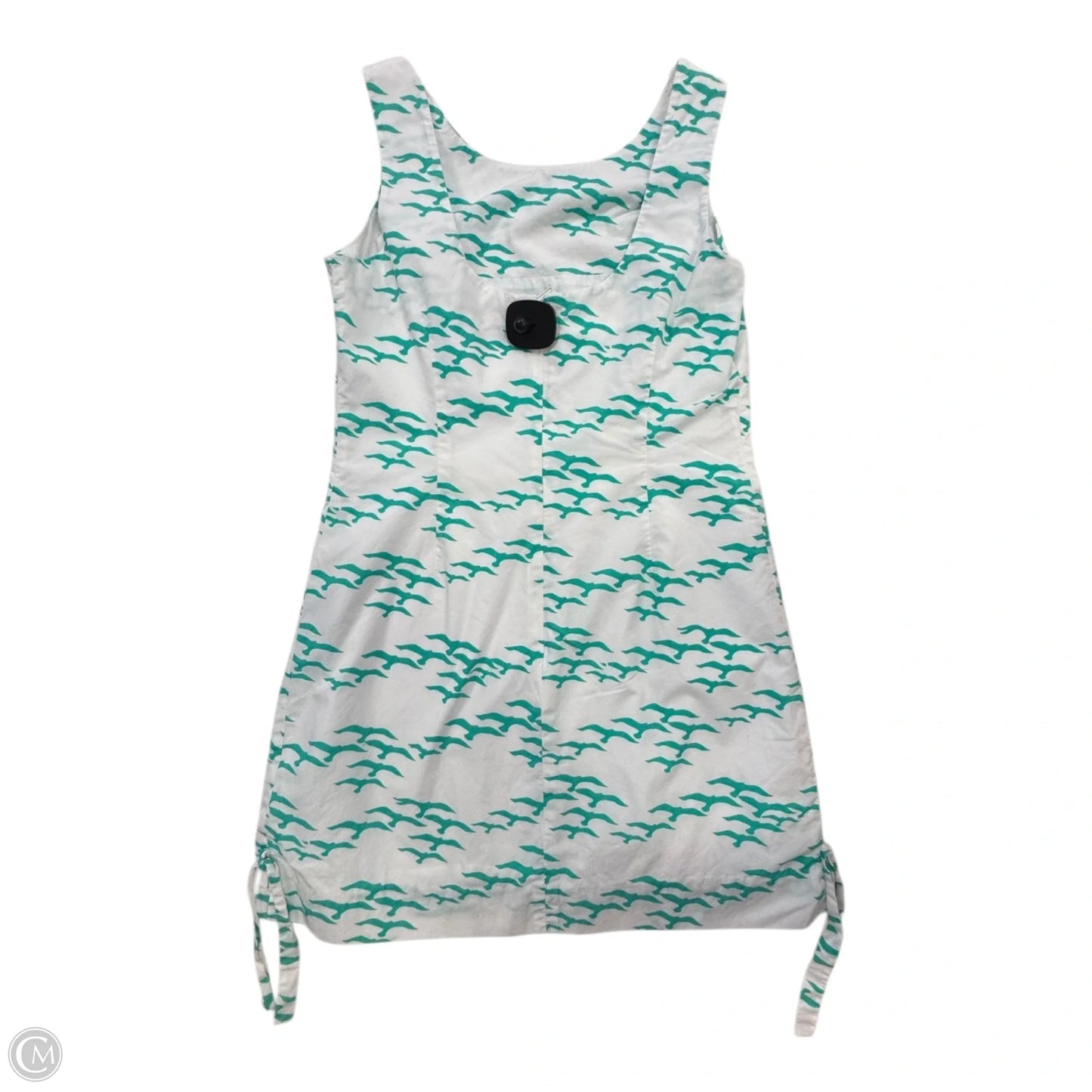 Dress Designer By Lilly Pulitzer In Green & White, Size: 6
