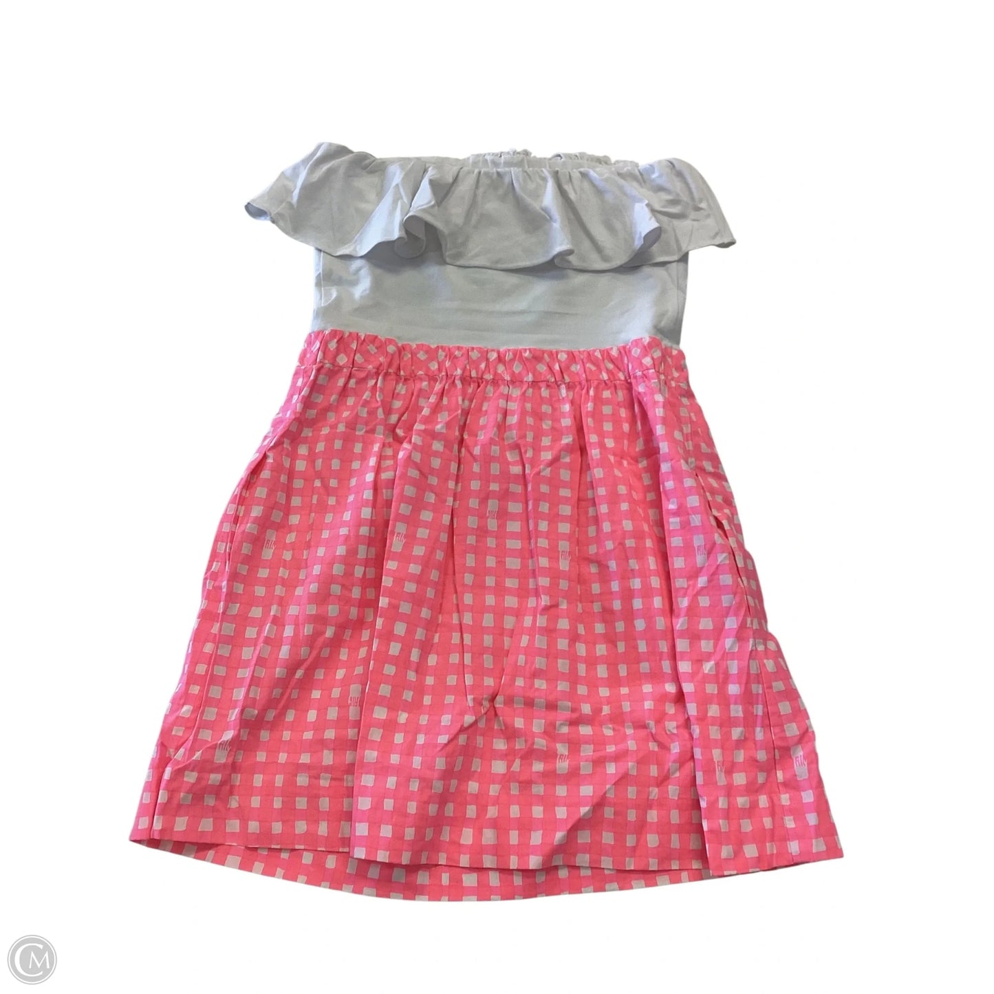Dress Designer By Lilly Pulitzer In Pink & White, Size: Xs