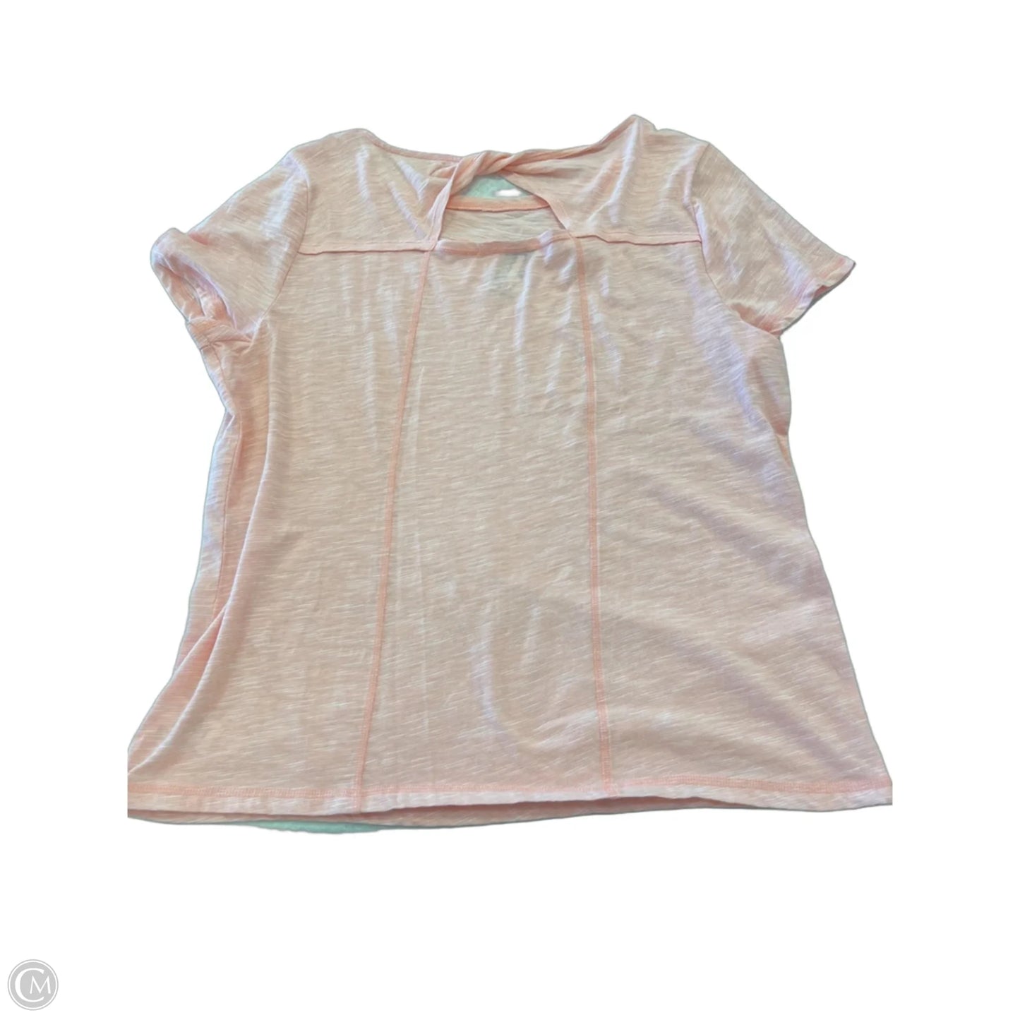 Top Short Sleeve By Talbots In Pink, Size: Xl
