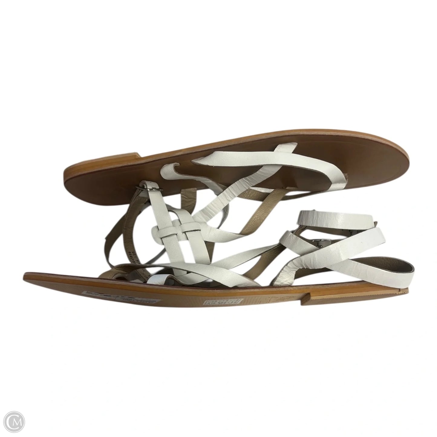 Sandals Flats By Asos In White, Size: 10.5