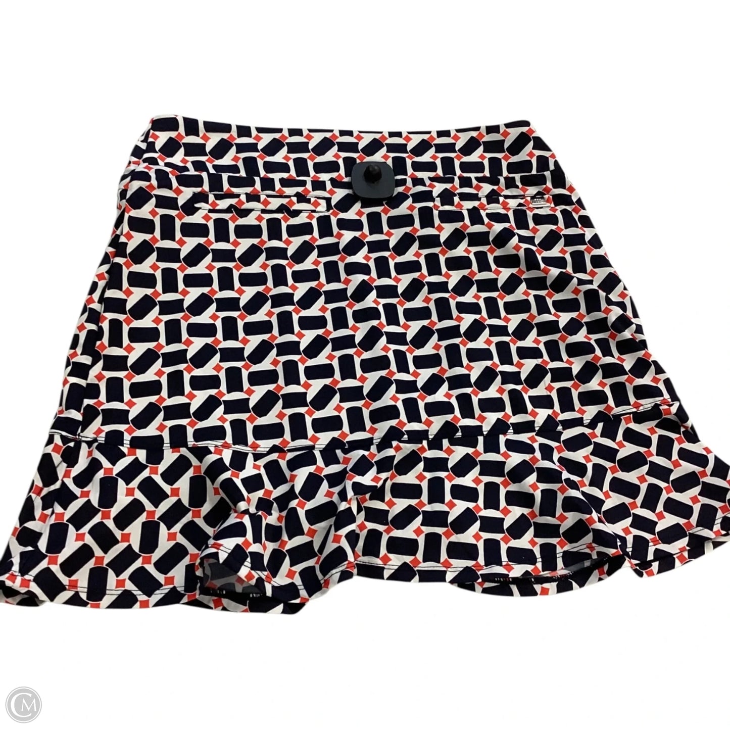 Athletic Skort By Tail In Blue & Red & White, Size: M