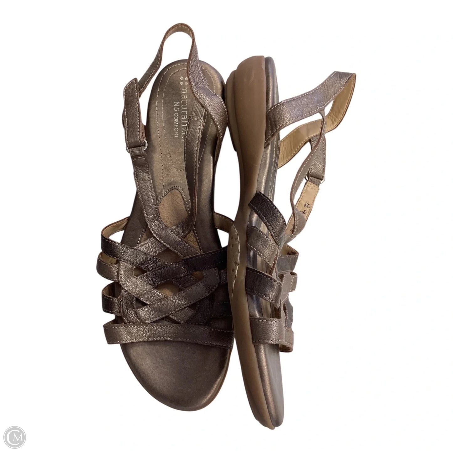 Sandals Flats By Naturalizer In Bronze, Size: 10