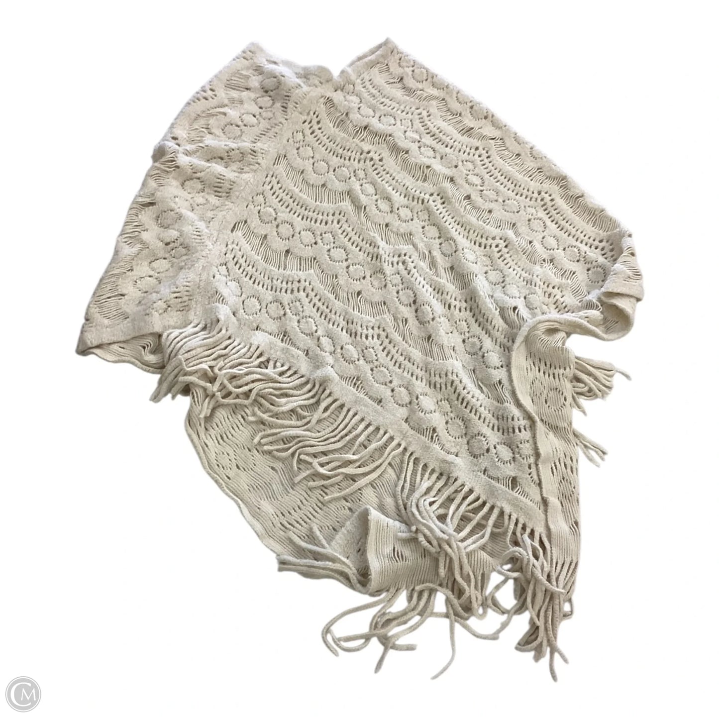Poncho By Anthropologie In Cream, Size: Osfm