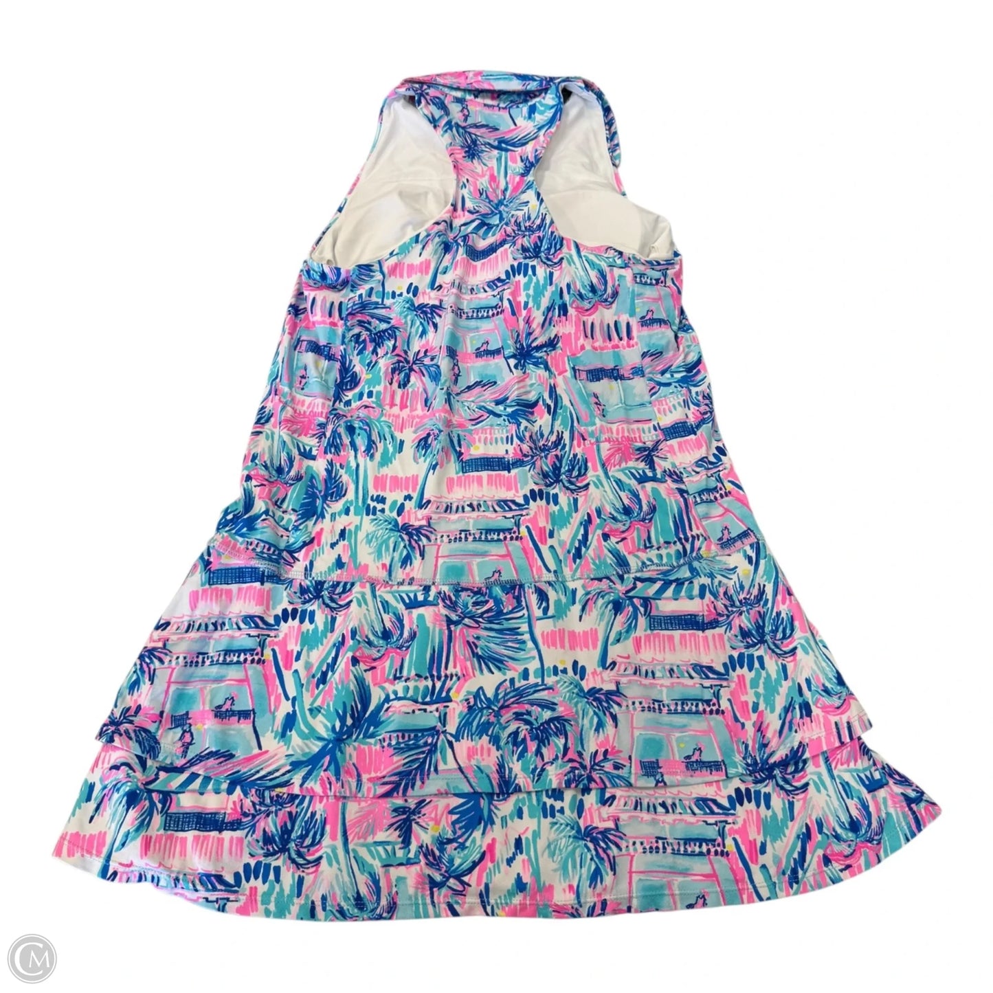 Dress Designer By Lilly Pulitzer In Tropical Print, Size: L