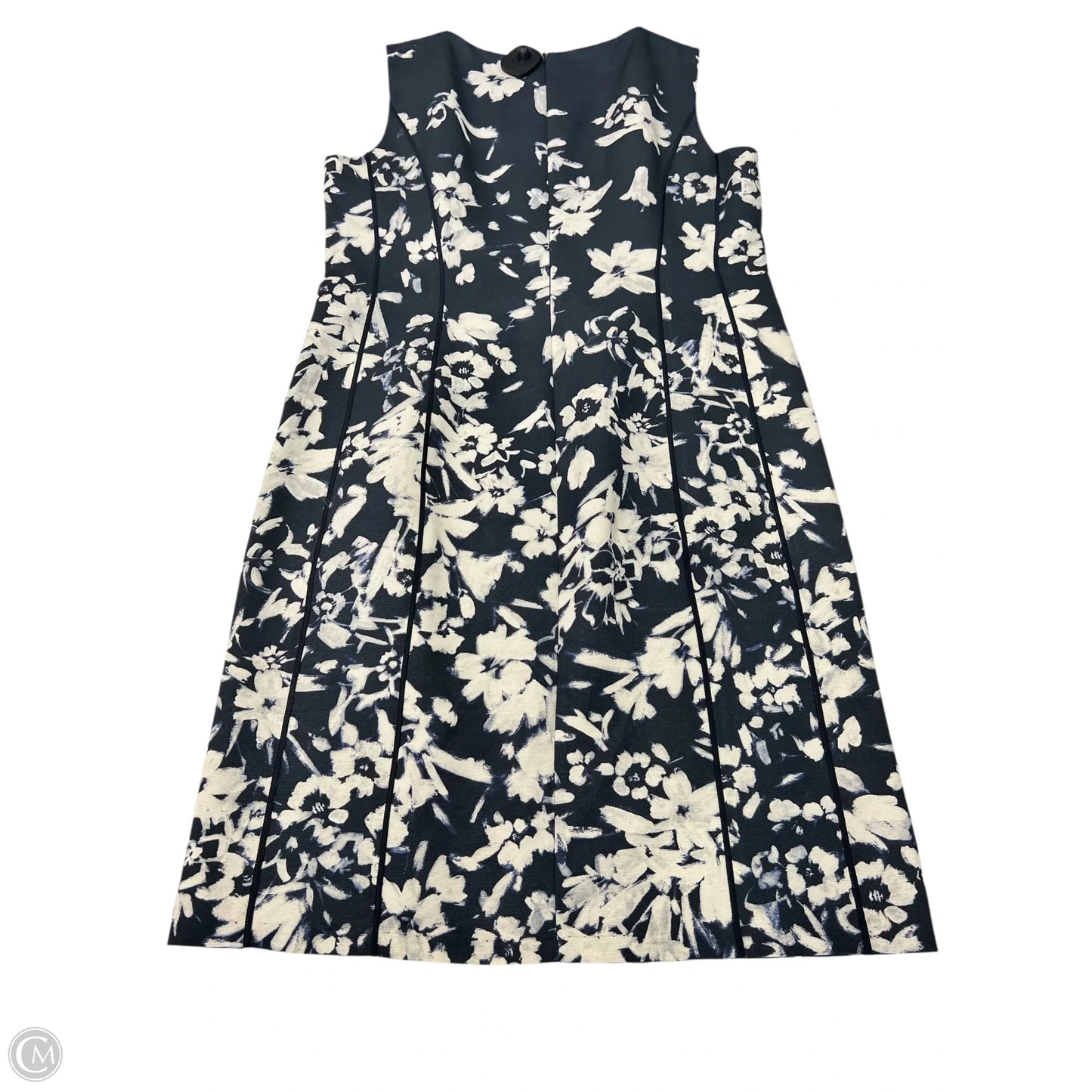 Dress Designer By Lafayette 148 In Floral Print, Size: 12