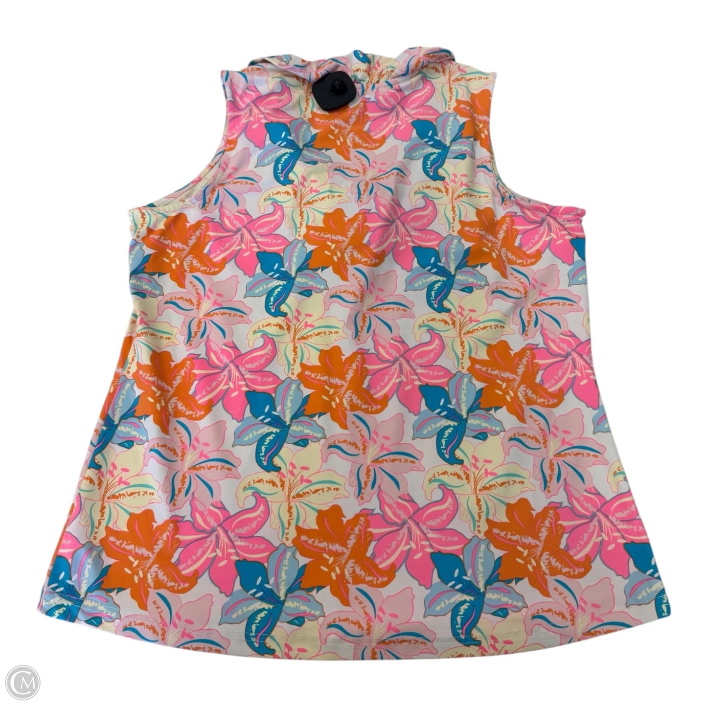 Top Sleeveless By Lulu B In Floral Print, Size: M