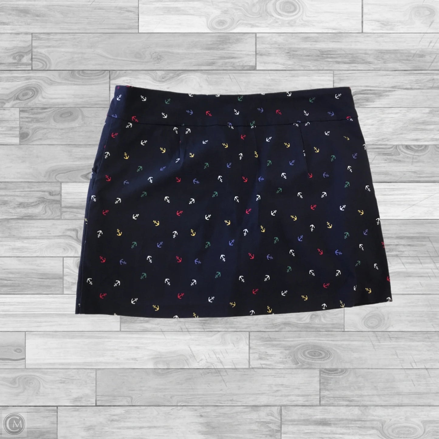 Skort By Zac And Rachel In Nautical Print, Size: Xl