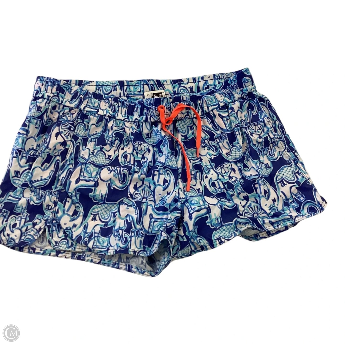 Shorts Designer By Lilly Pulitzer In Blue & White, Size: S