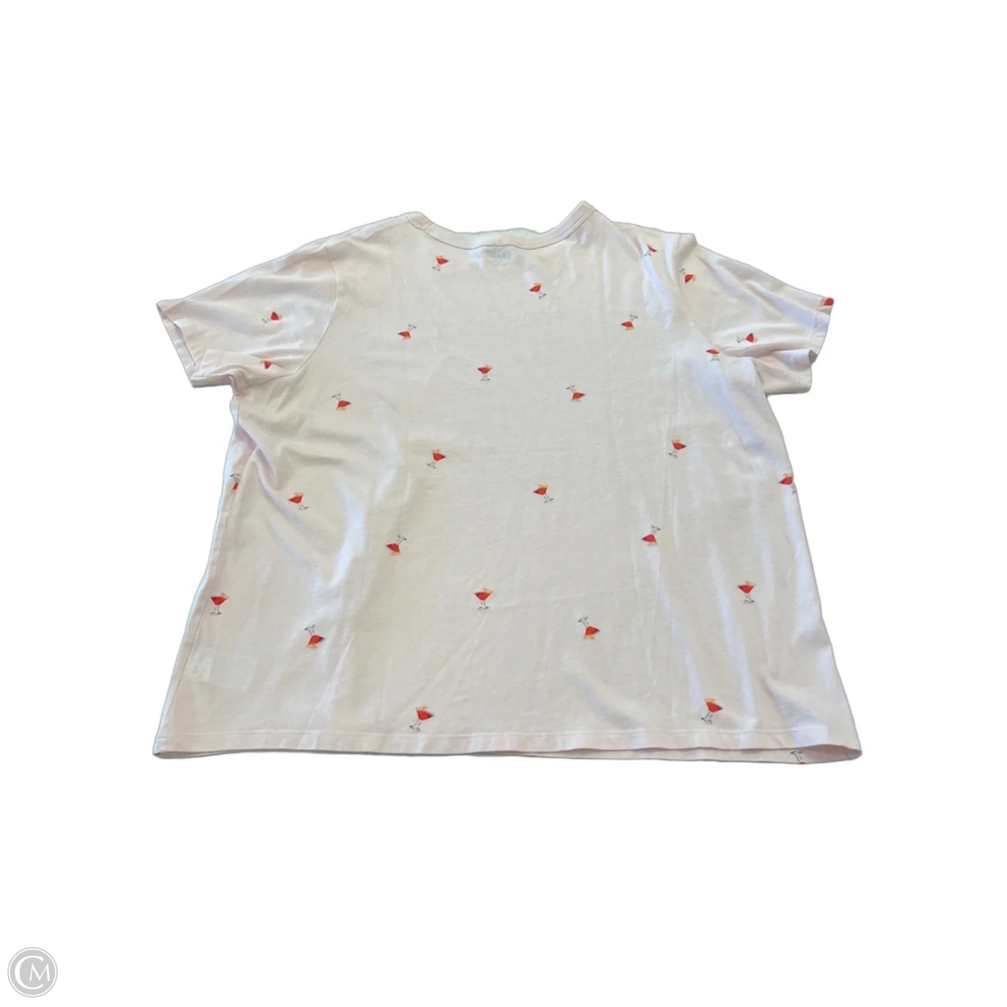 Top Short Sleeve By Old Navy In Pink & Red, Size: Xl