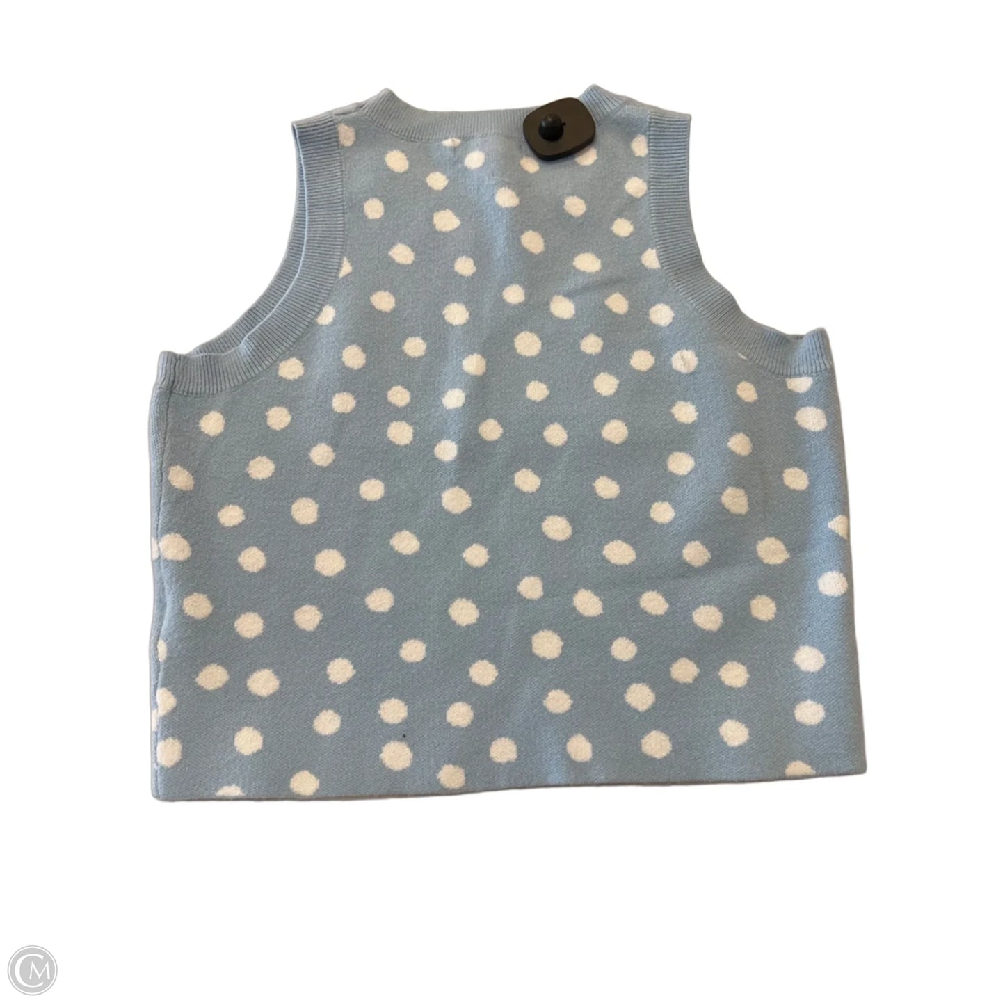 Top Sleeveless By Sincerely Jules In Polkadot Pattern, Size: M