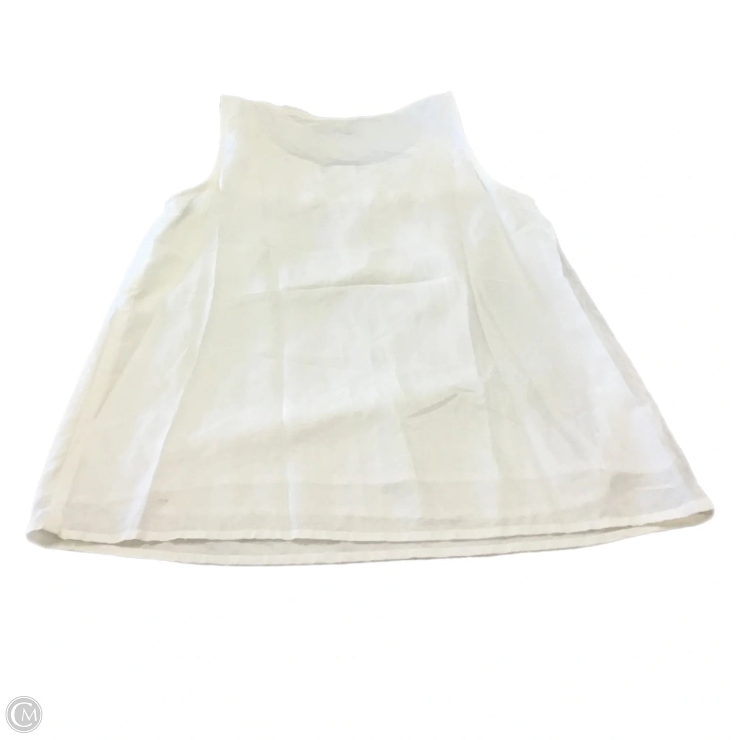 Top Sleeveless By Loft In Cream, Size: Xsp