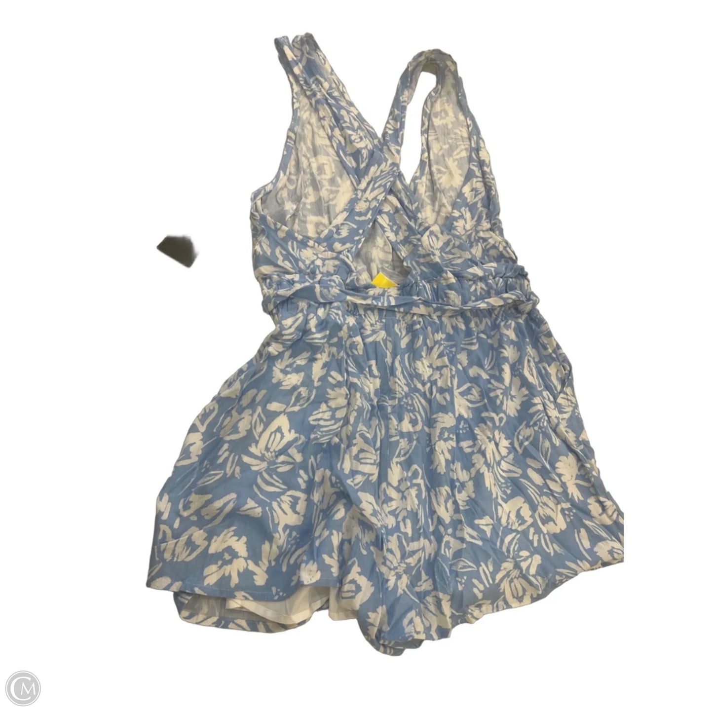 Romper By Sugar Lips In Blue & White, Size: S